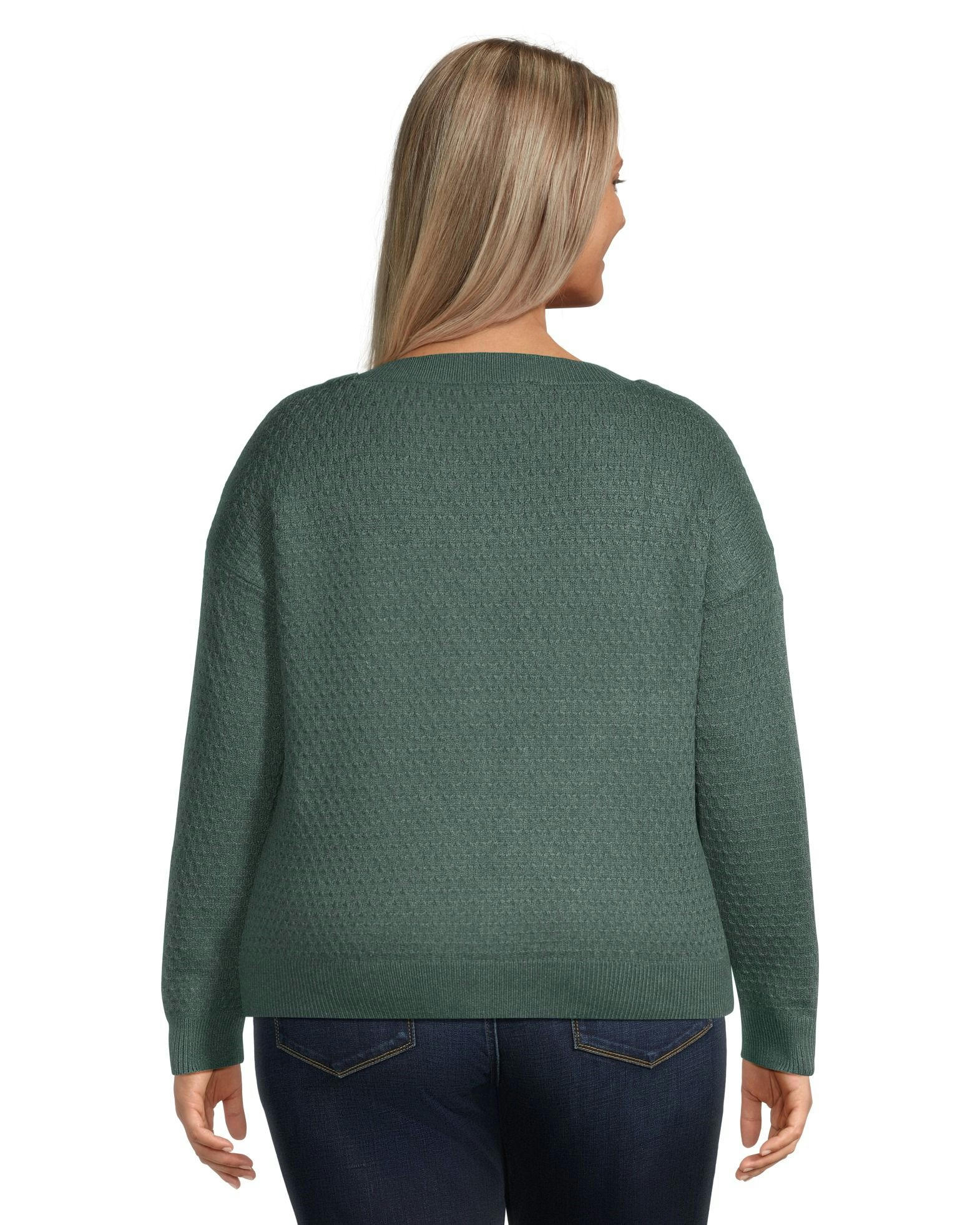 Denver Hayes Women's Cozy Semi-Fitted Boatneck Knit Pullover Sweater