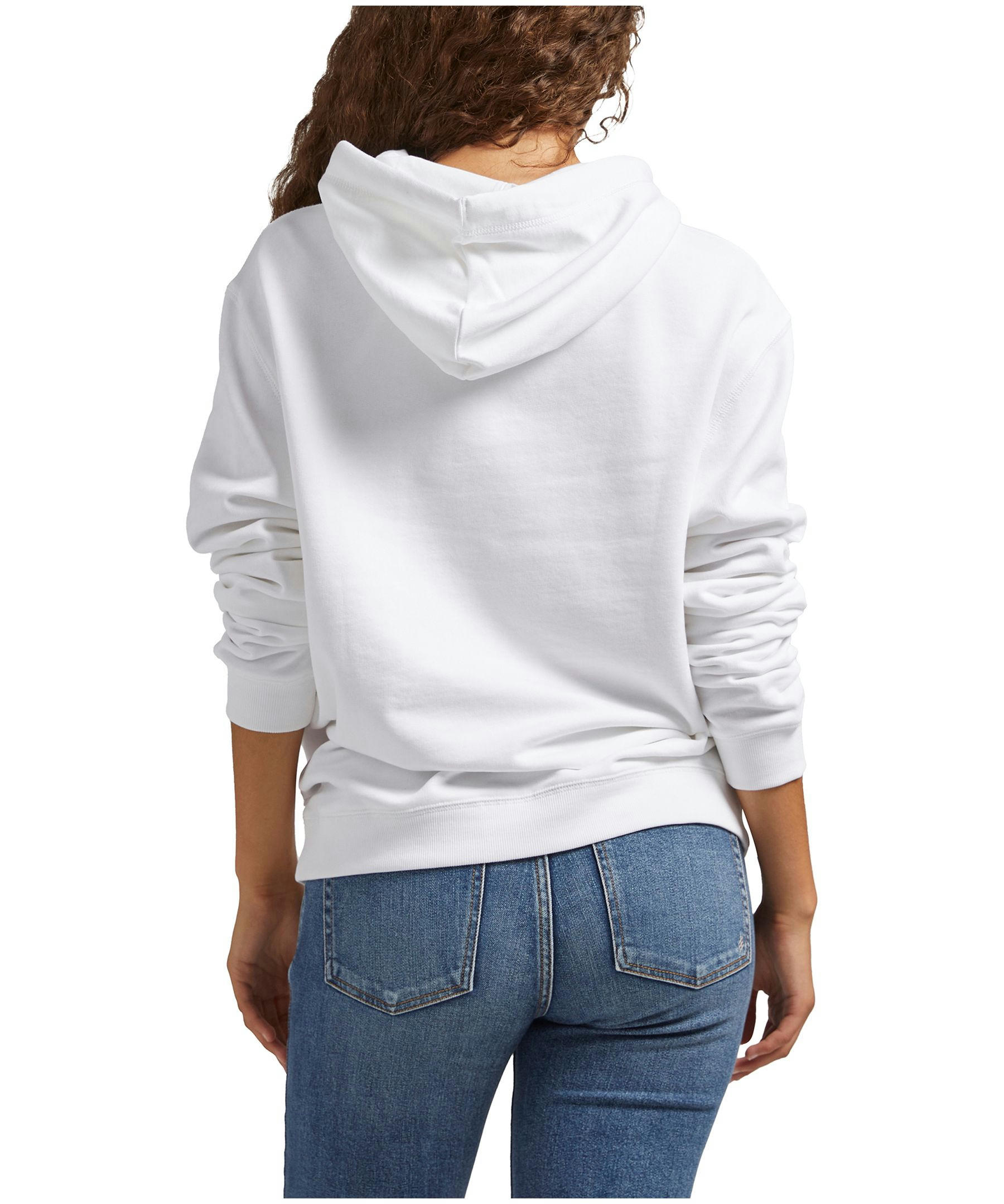 Silver Unisex Logo French Terry Hoodie Sweatershirt