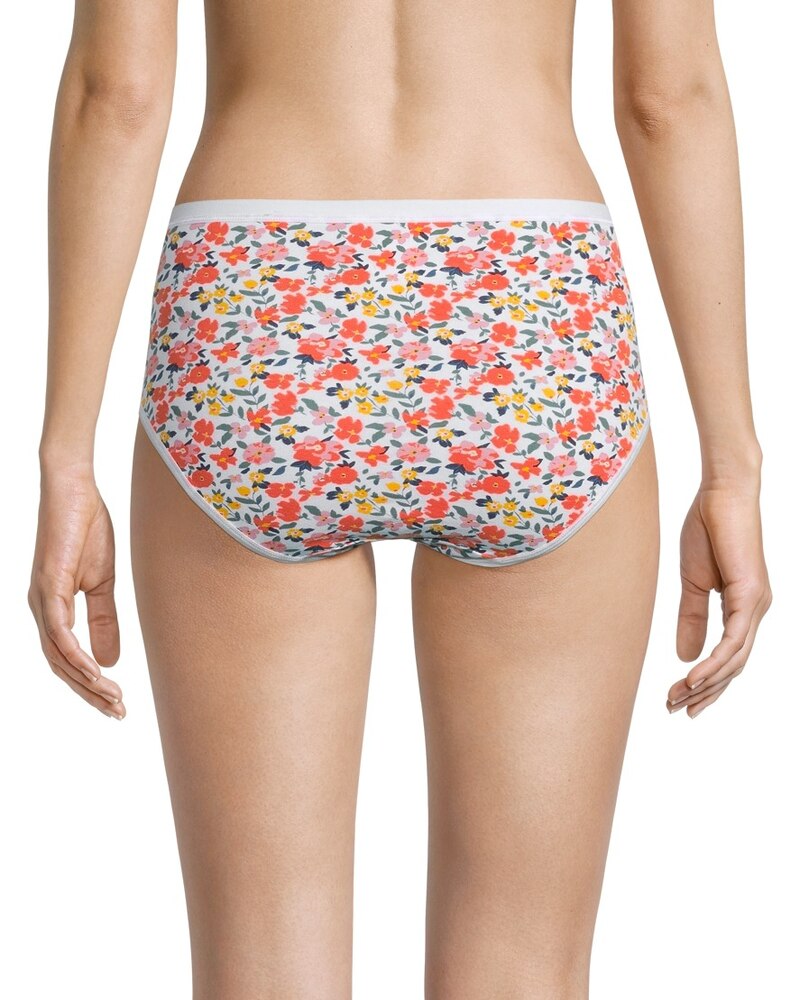 Denver Hayes Women's 2 Pack Perfect Fit Cotton Stretch Hi Cut Panty