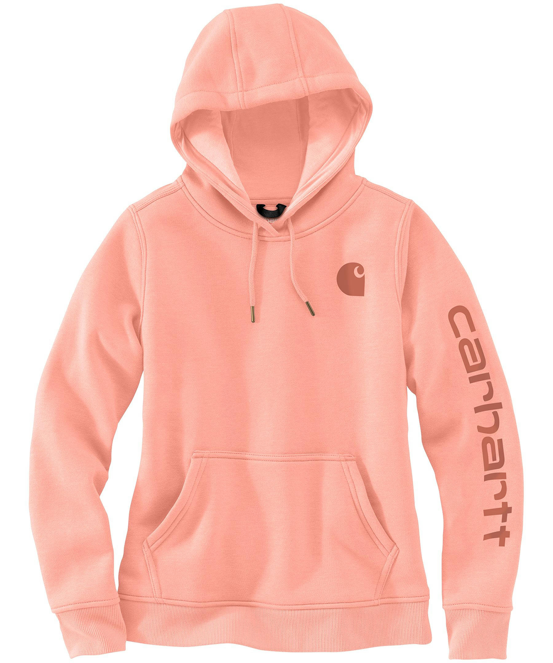 Carhartt Women's Relaxed Fit Sleeve Logo Graphic Hoodie
