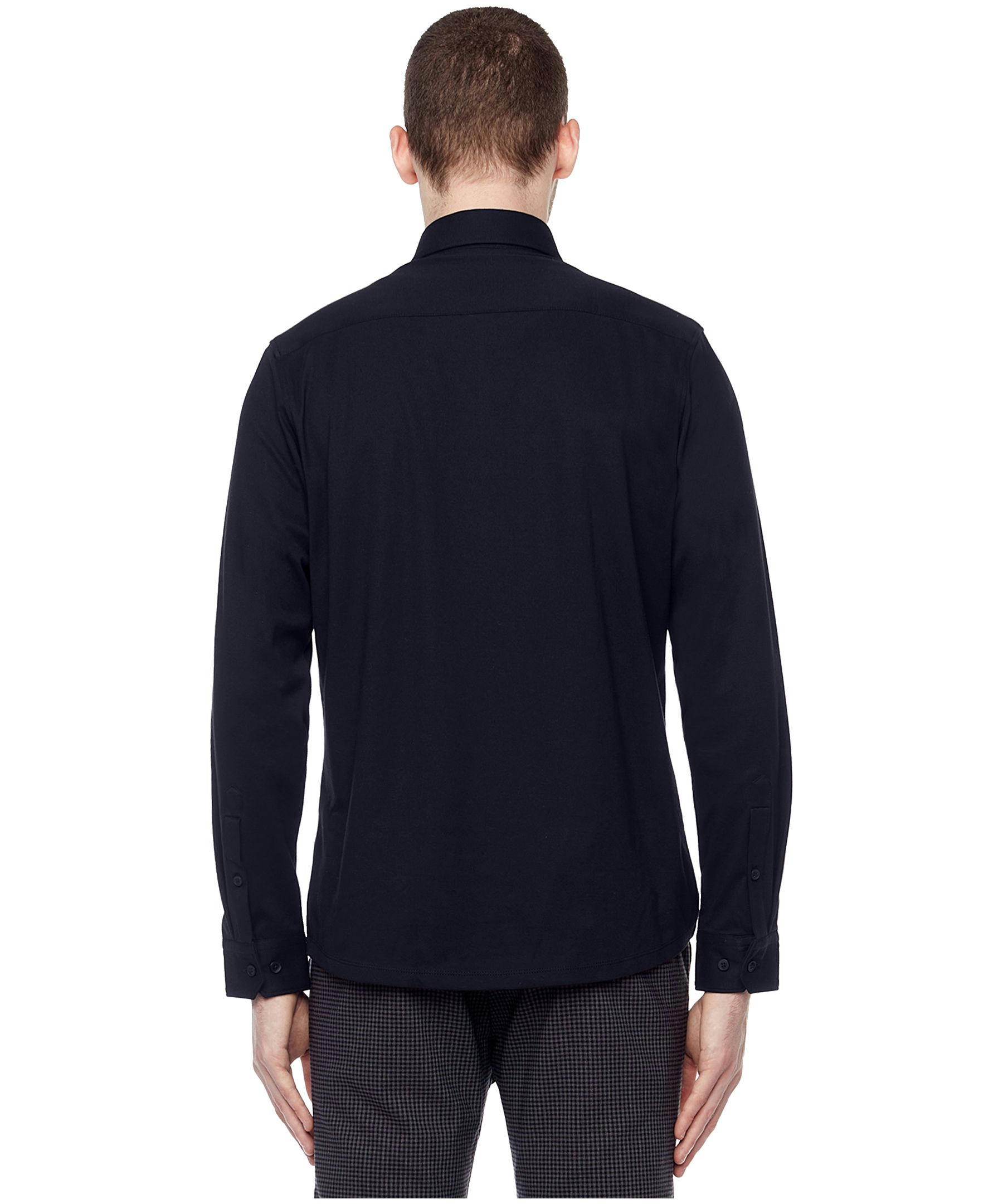 Projek Raw Men's Long Sleeve Modern Fit Vegan Button Down Shirt