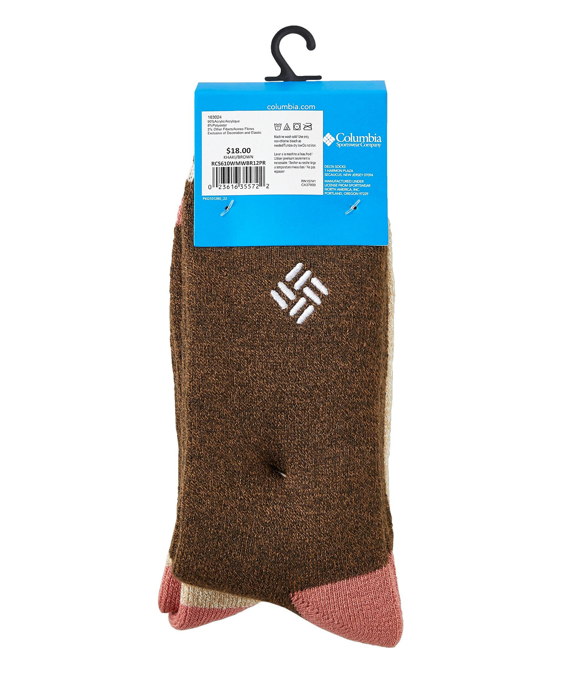 Women's Mid Weight Thermal Basic Crew Socks