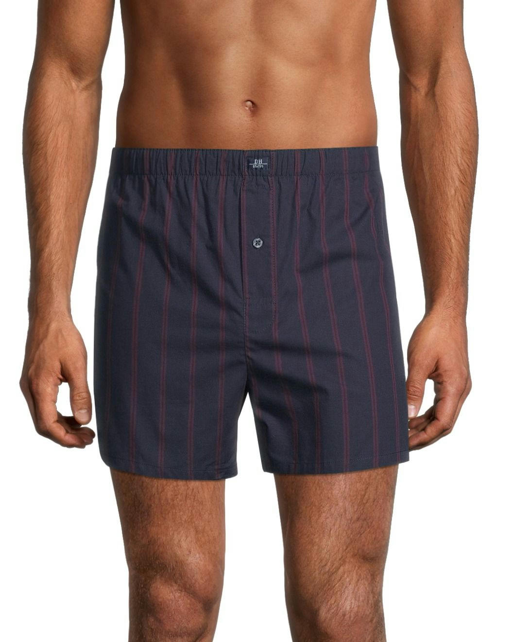 Denver Hayes Men's 2 Pack Woven Boxer
