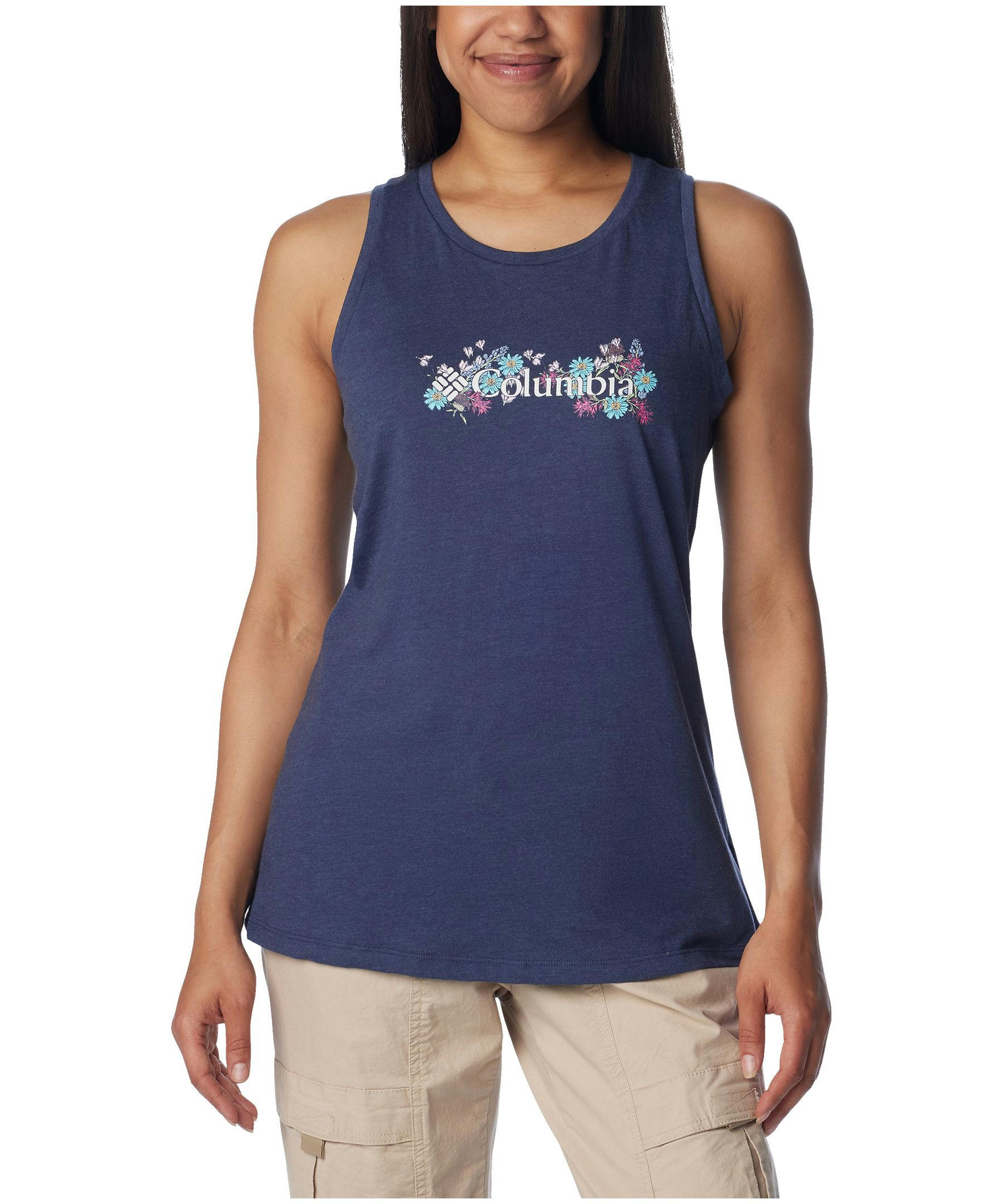 Columbia Women's Bluff Mesa Comfort Stretch Graphic Tank Top