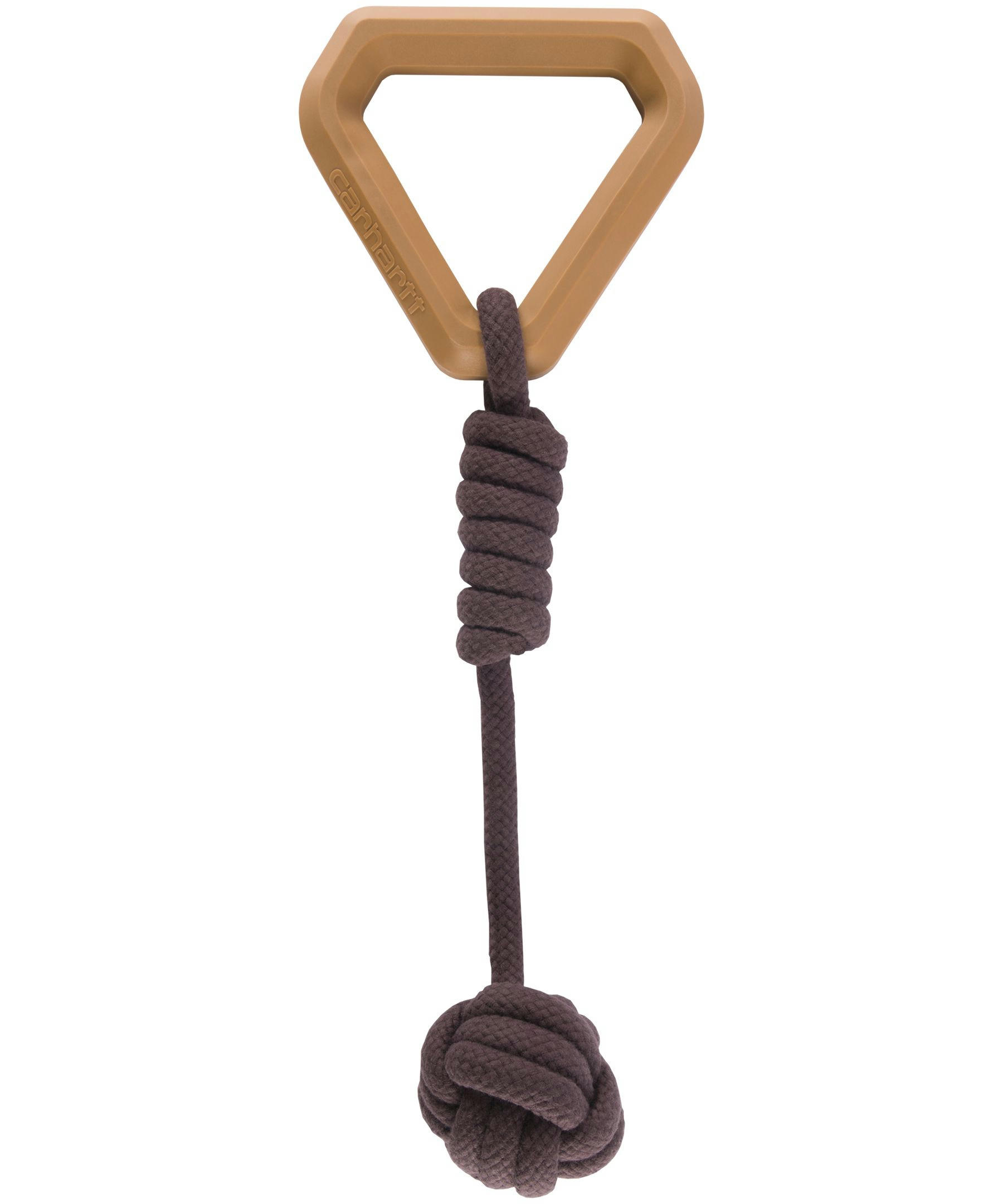 Carhartt Rubber Handle Monkey Fist Dog Pull - Carhartt Brown Dark Brown