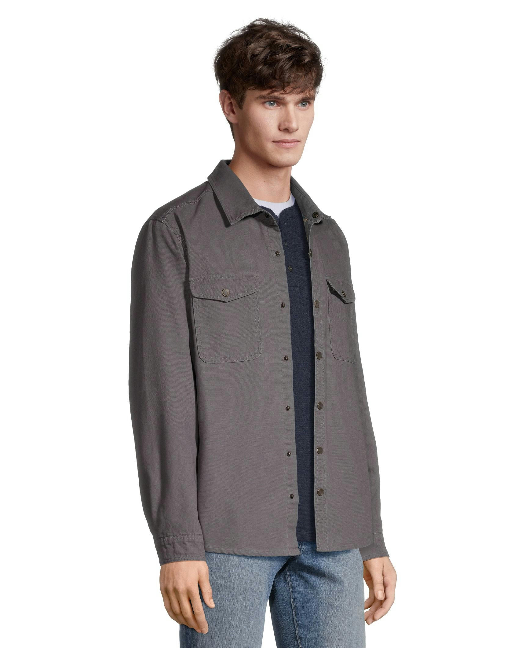 Boston Traders Men's Cotton Canvas Shacket