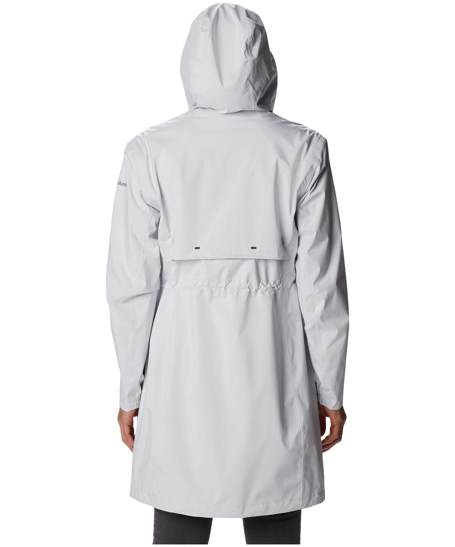 Columbia Women's Weekend Adventure Waterproof Omni-Tech Long Rain Jacket