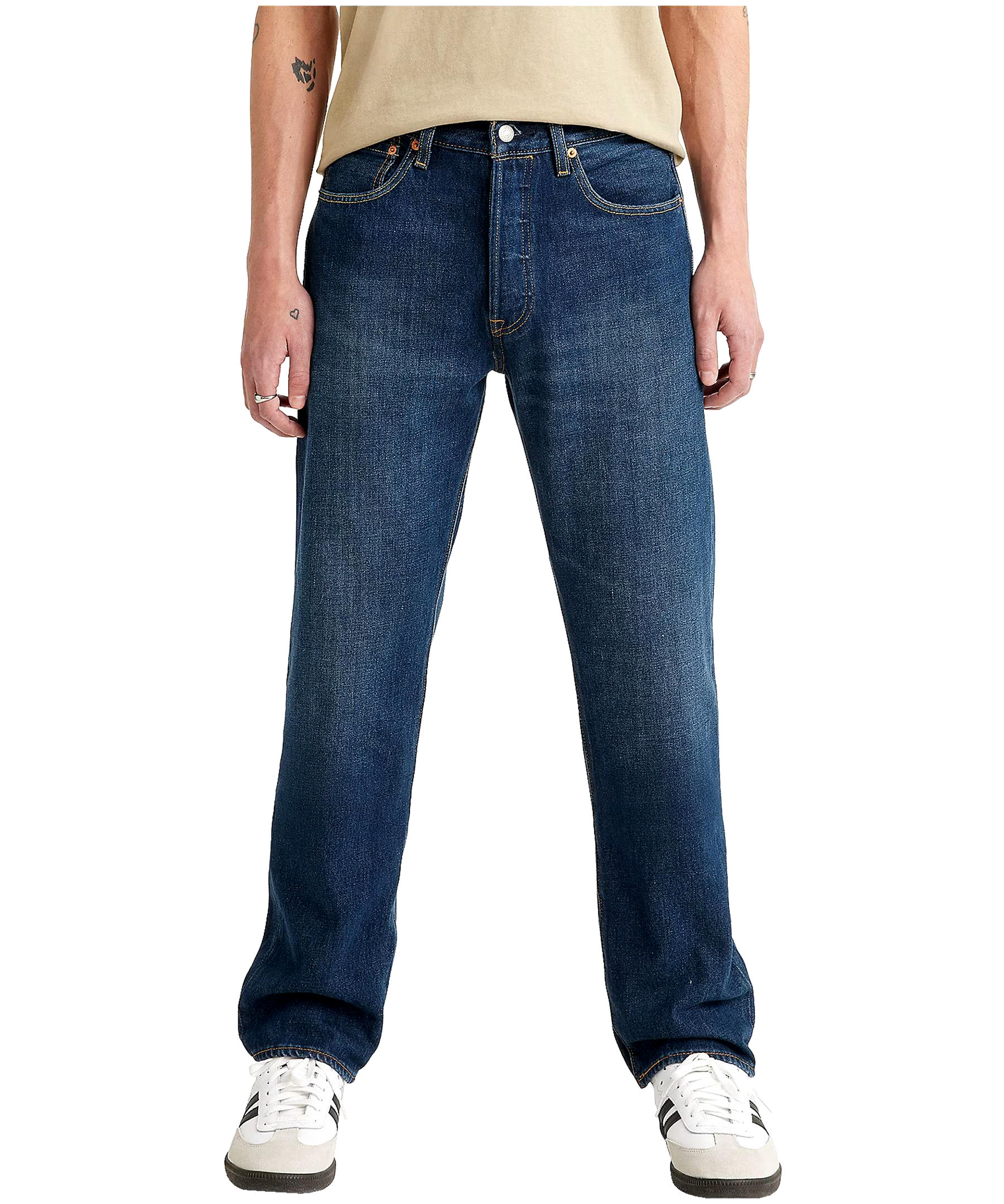 Levi's Men's 501 Button Fly Straight Leg Jeans