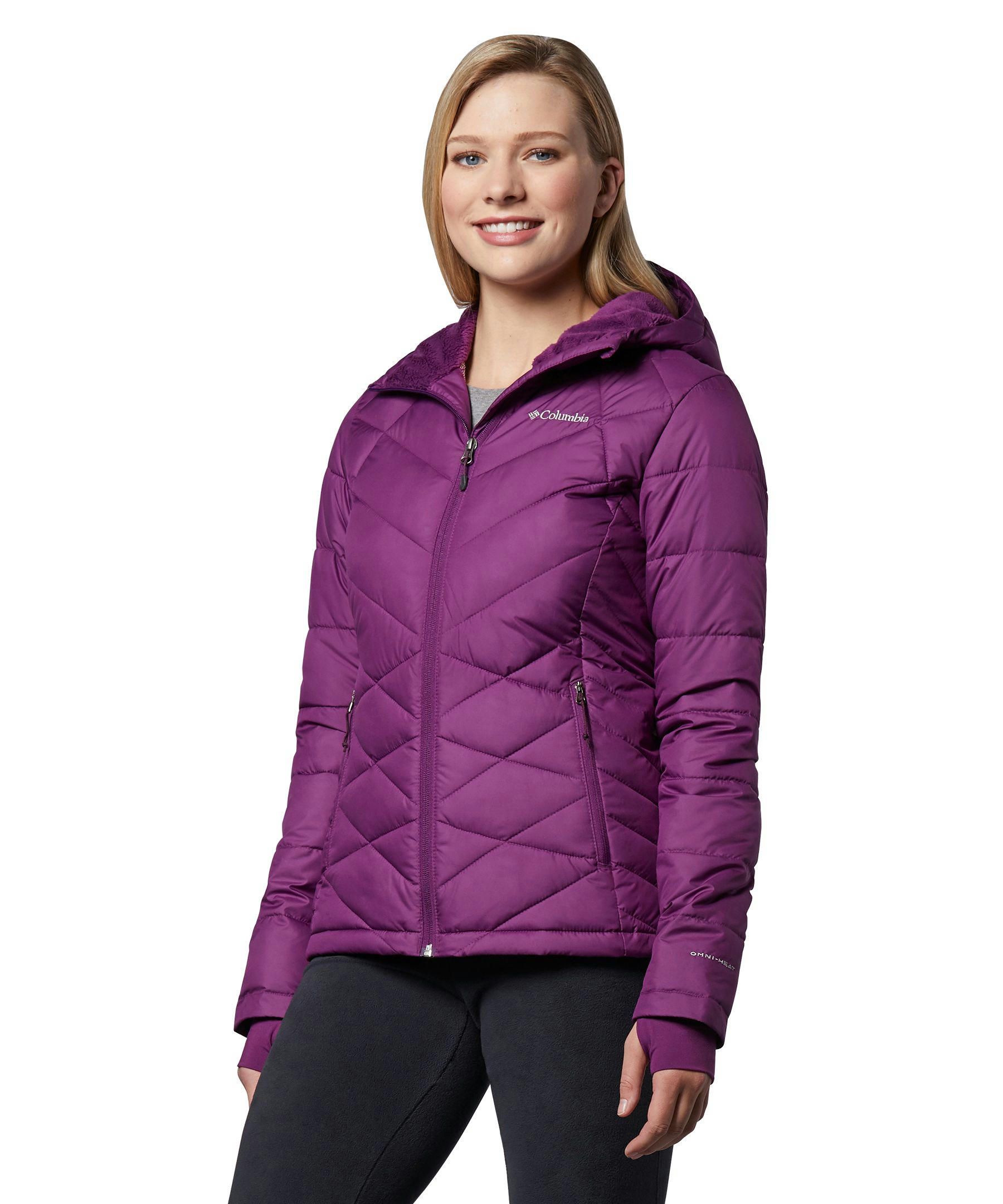 Columbia Women's Heavenly Omni-Heat Water Resistant Insulated Hooded Jacket