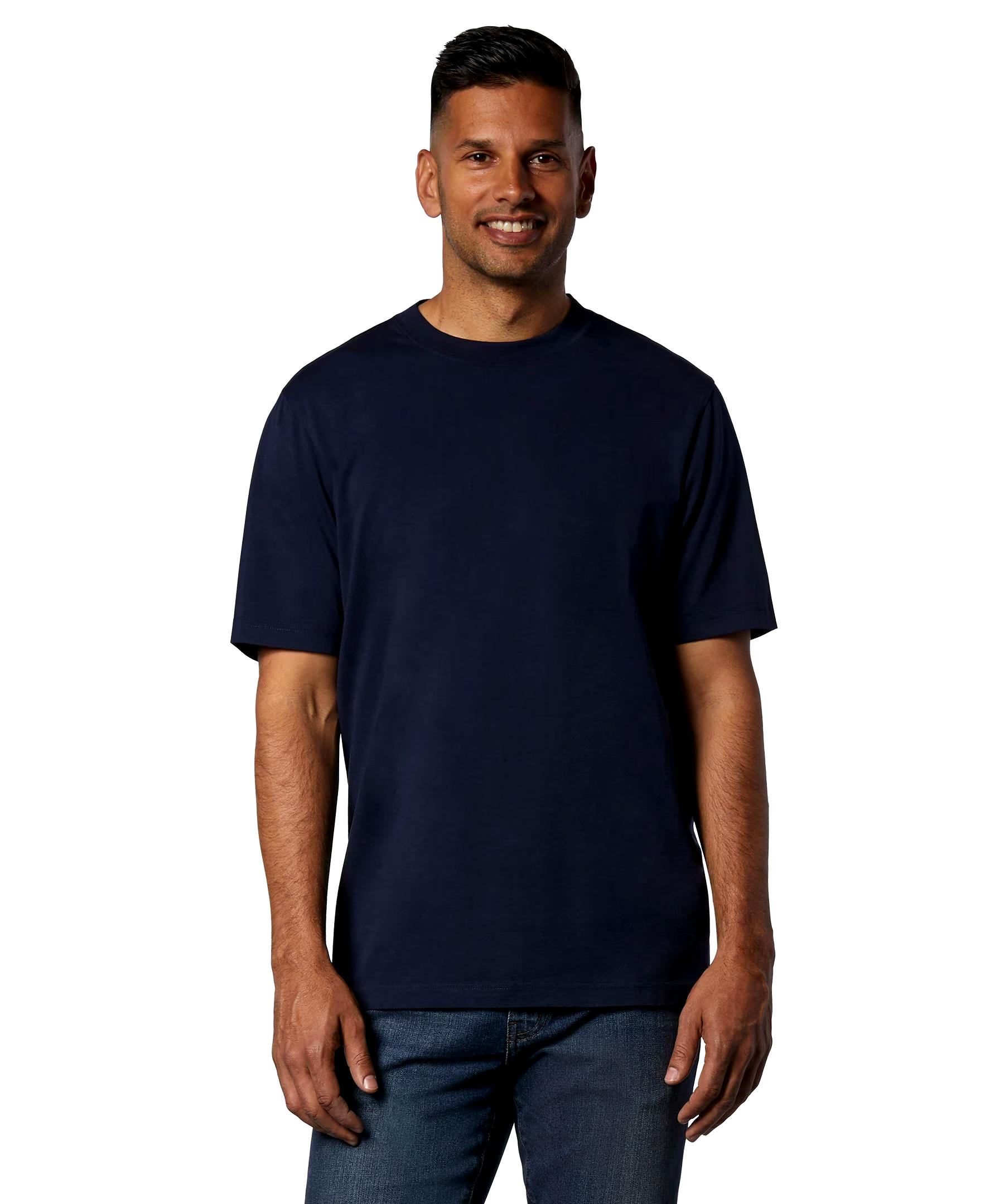 Denver Hayes Men's 50 Wash Classic Fit Crew Neck T Shirt