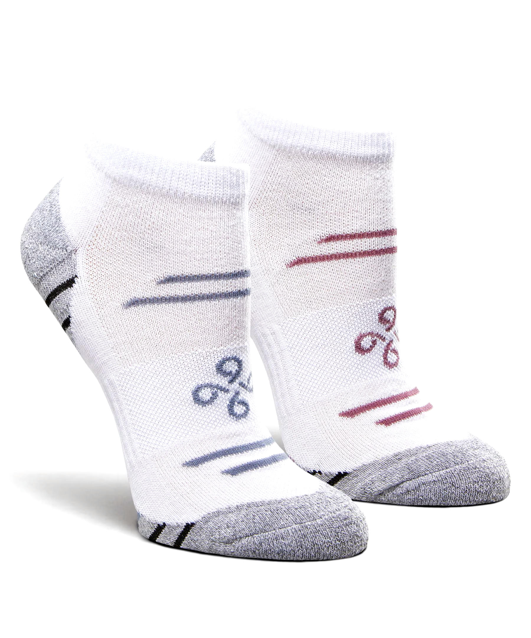 Shambhala Women's 2 Pack QC Microfibre with FreshTech Low Cut Socks