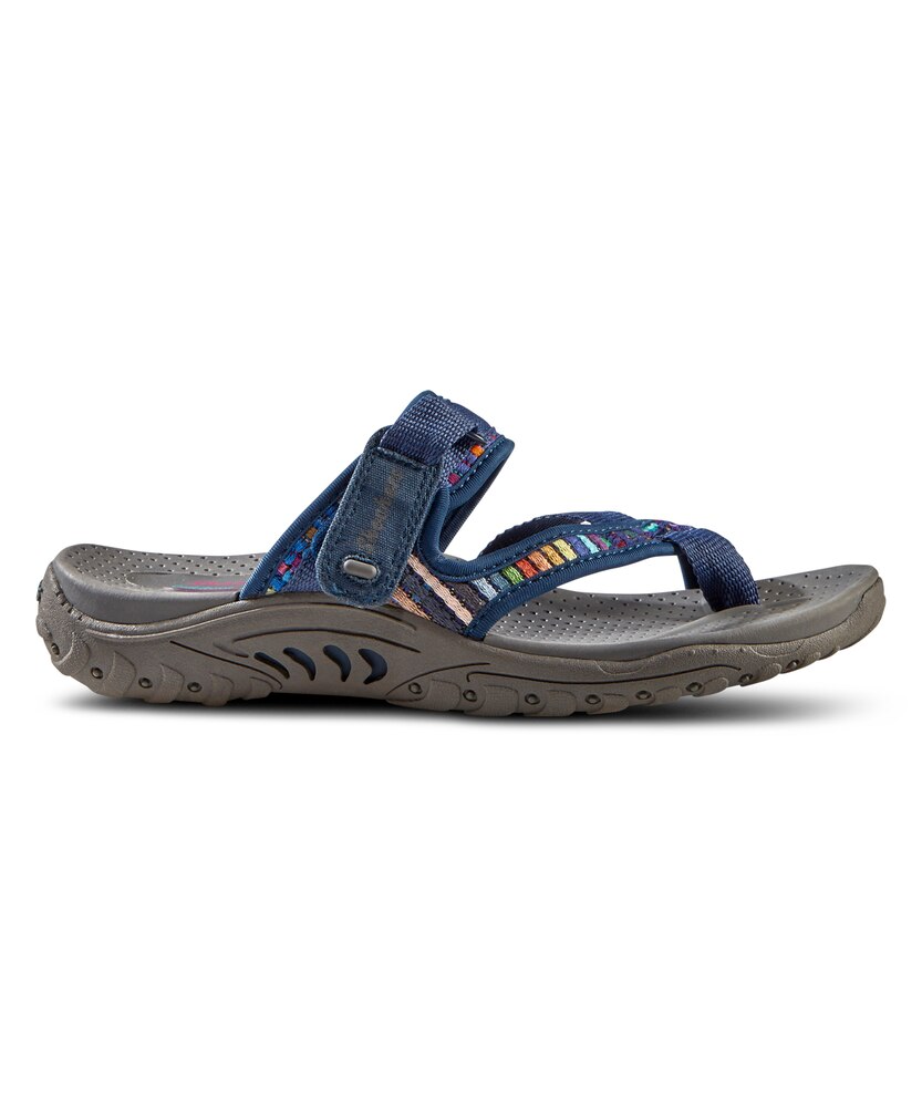 Skechers Women's Reggae Mad Swag Cross Strap Sporty Sandals - Navy