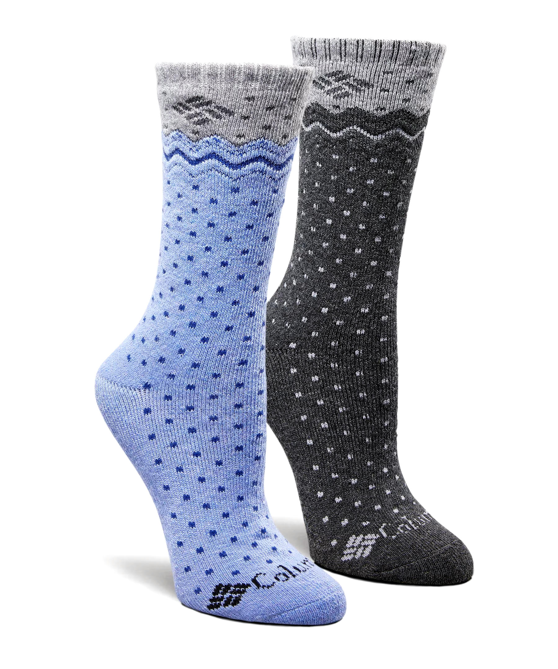 Columbia Women's 2 Pack Wool Blend Crew Socks