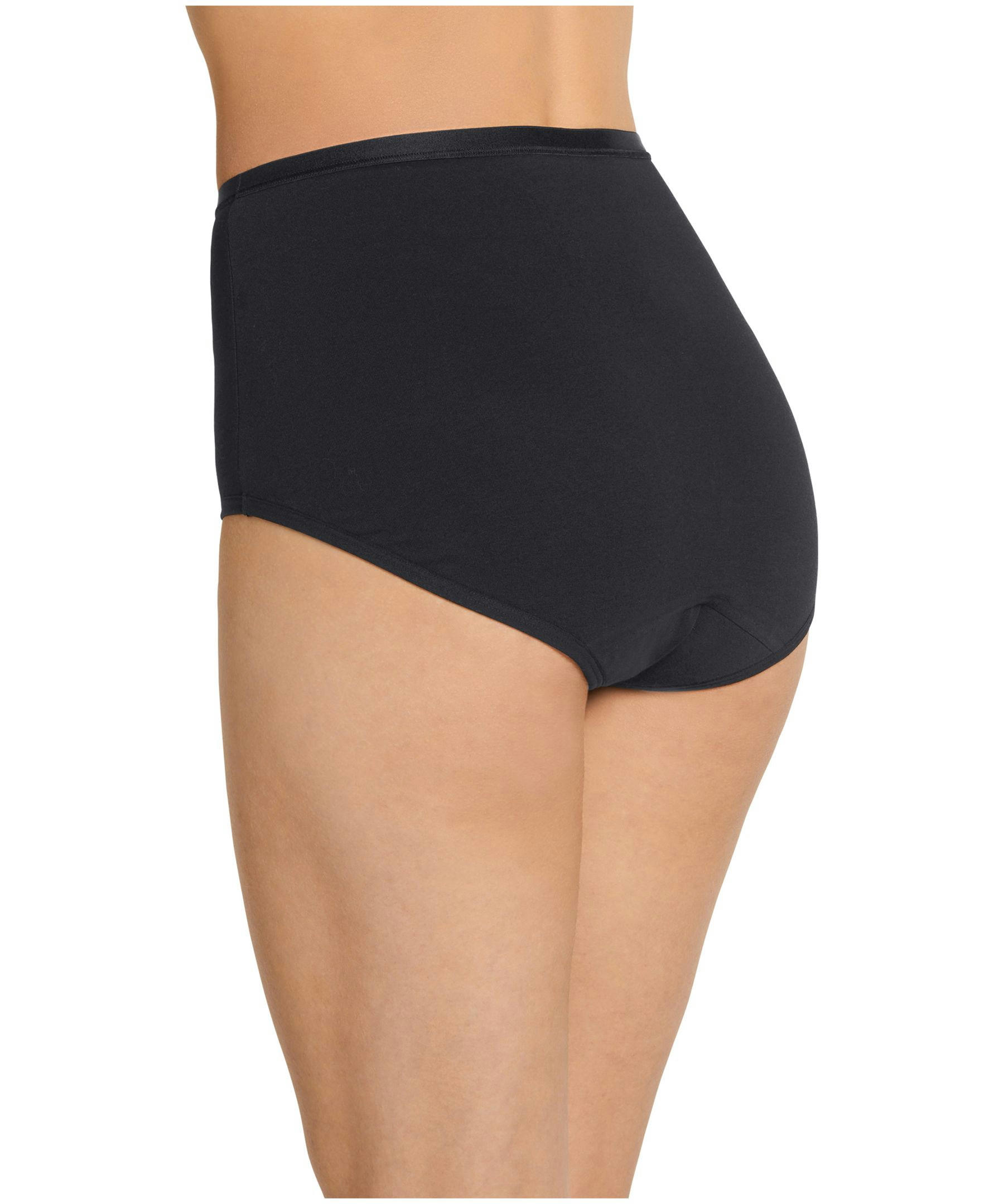 Jockey Women's Worry Free Cotton Briefs for Bladder Leaks and Period Protection