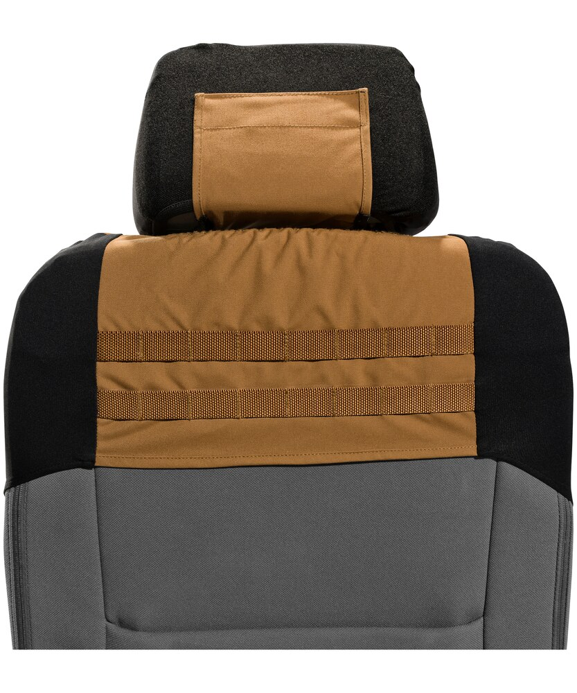 Carhartt Universal Water Repellent Cordura Fabric Low Back Car Seat Cover - Black