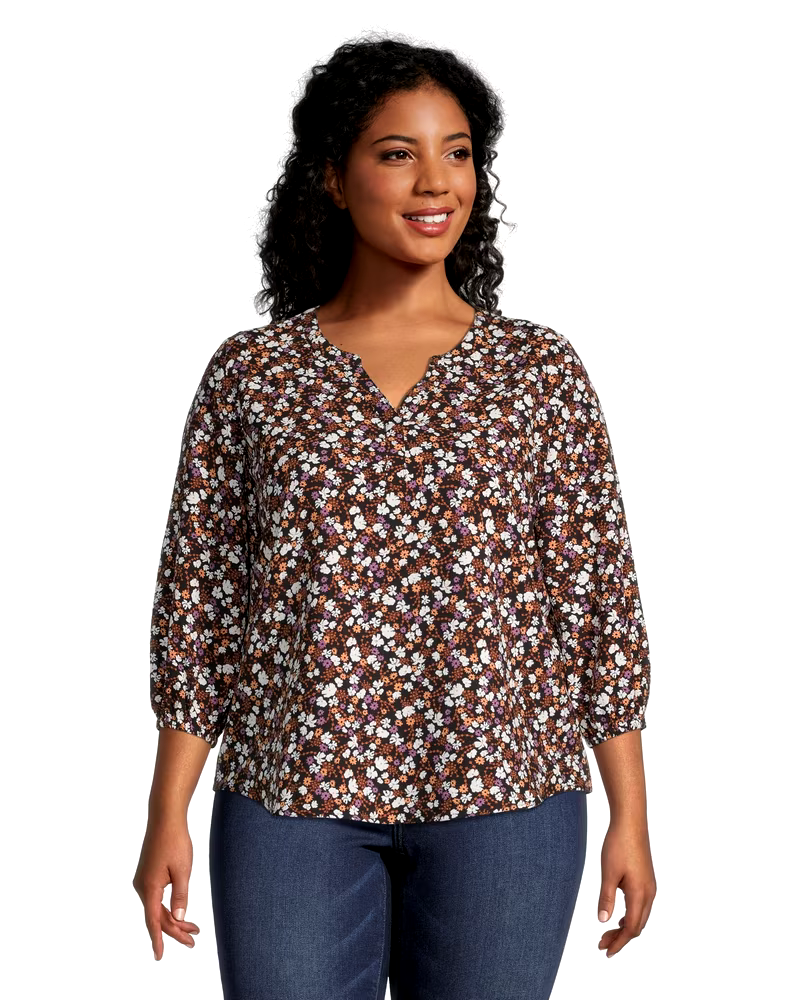Women's Three Quarter Sleeve Blouse