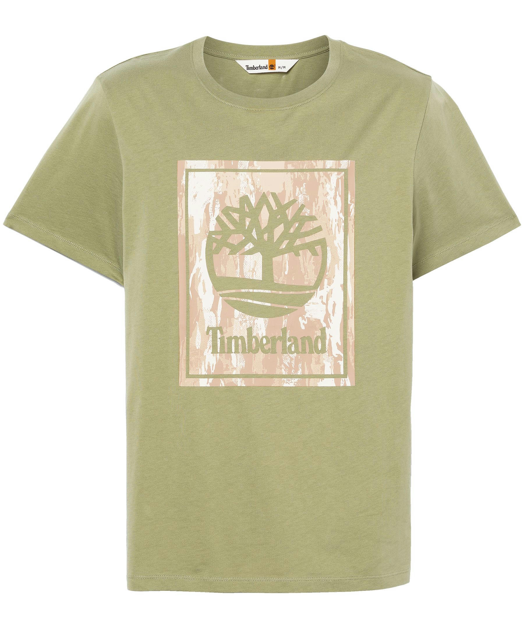 Timberland Men's Square Camo Graphic T Shirt
