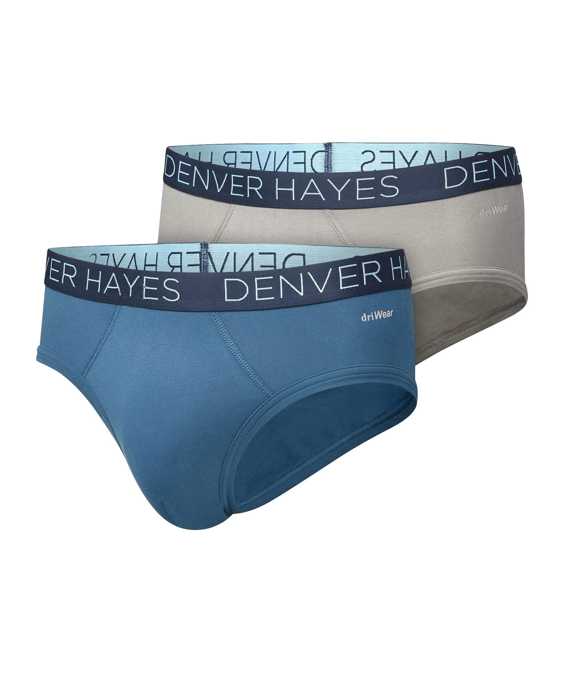 Denver Hayes Men's 2 Pack Driwear Fashion Sport Briefs Underwear