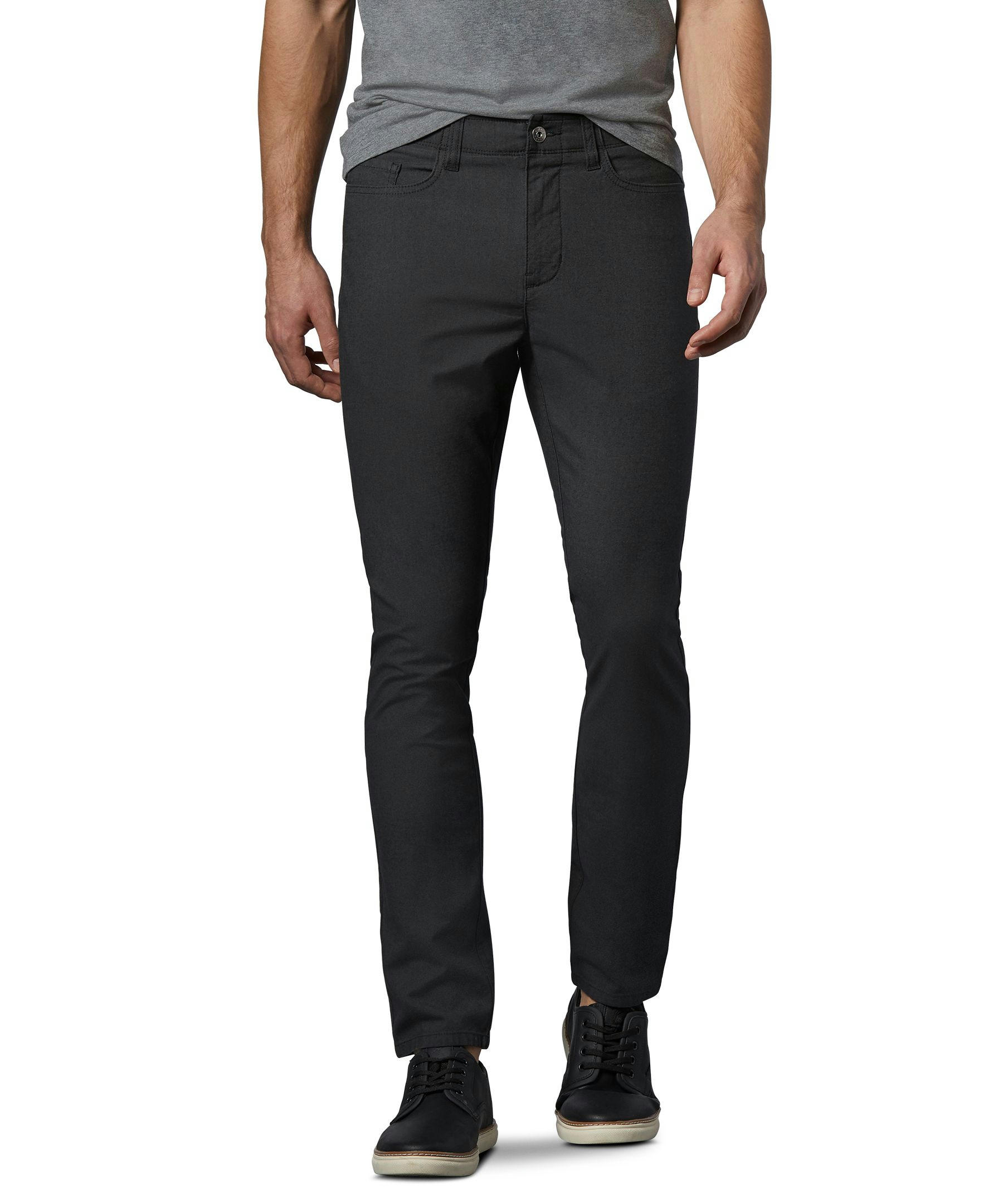 Denver Hayes Men's Stretch 5 Pocket Slim Chino Pants