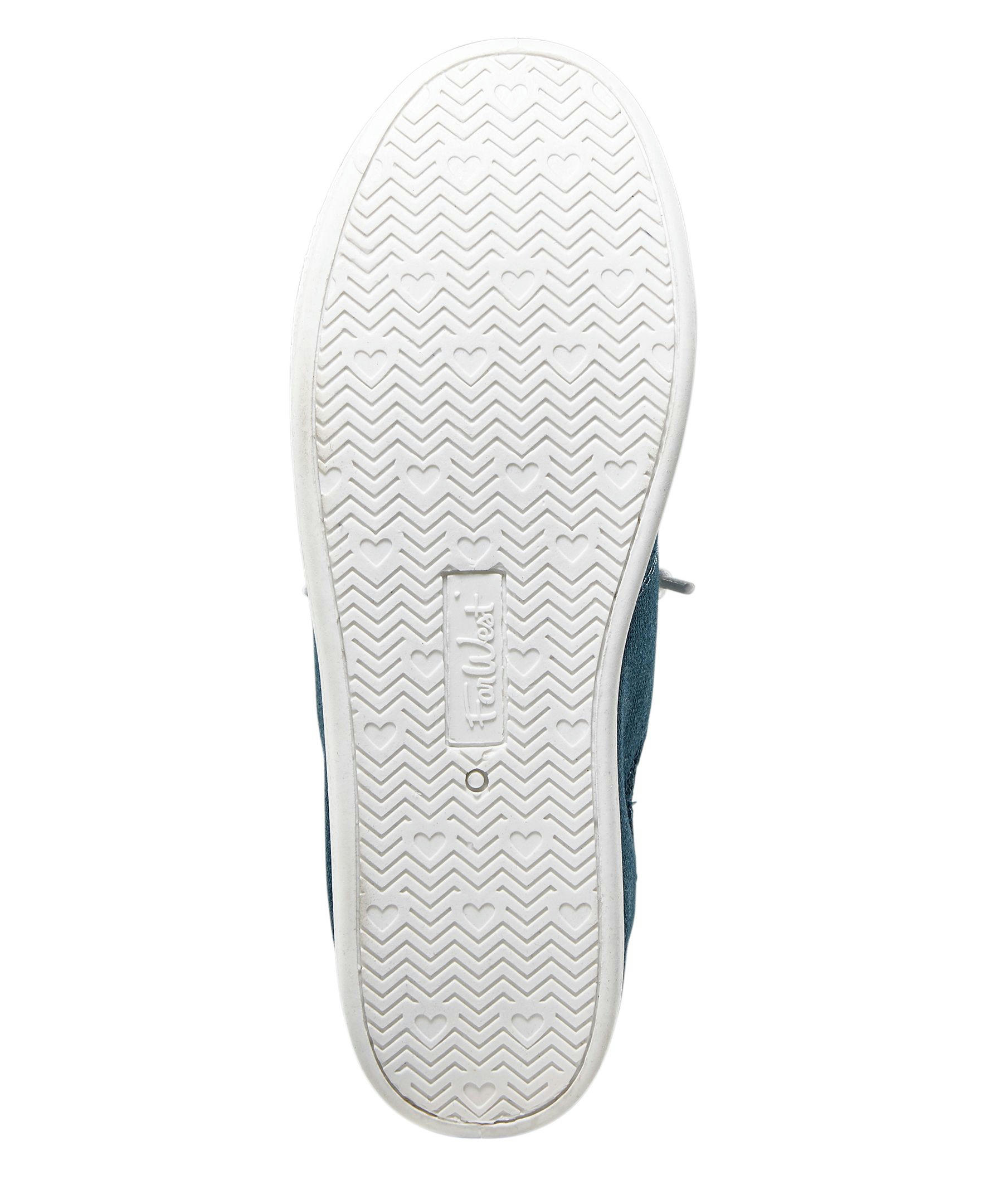 FarWest Women's Payton Slip On Elastic Back Sneakers Wide - Charcoal