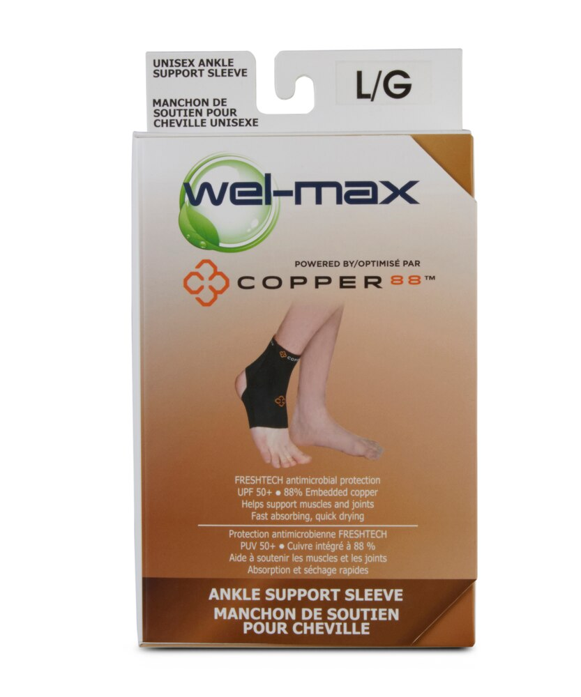 Wel-max Copper 88 Ankle Support Sleeve