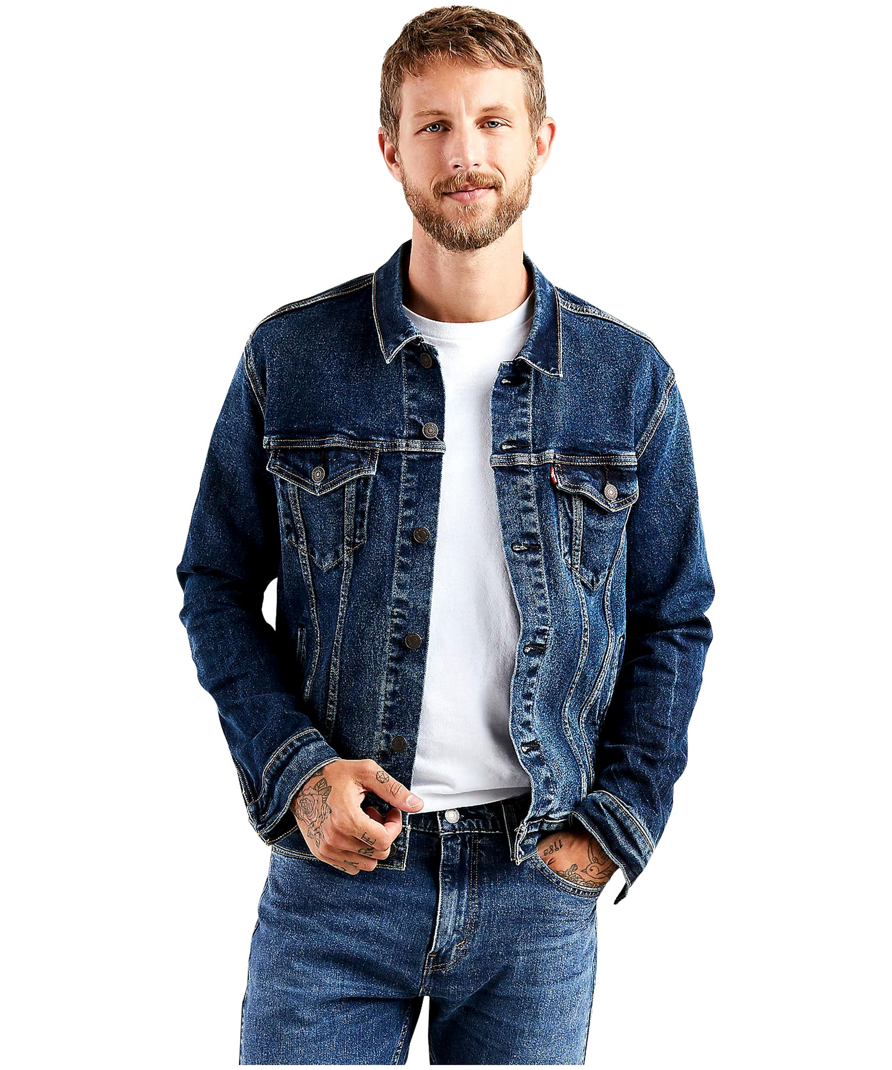 Levi's Men's Standard Fit Denim Trucker Jacket - Colusa