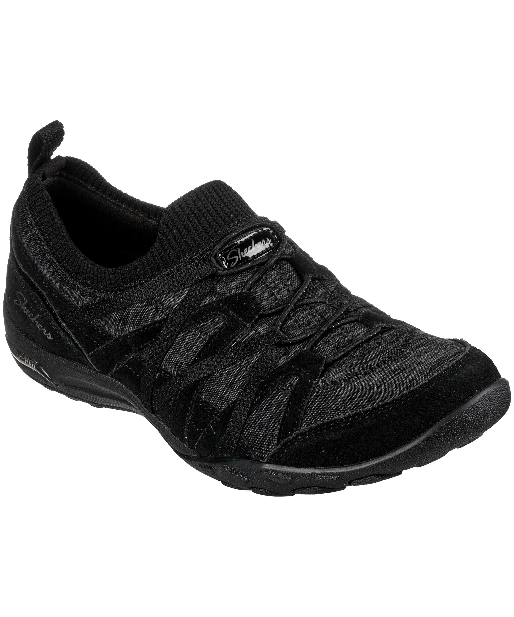 Skechers Women's Arch Fit Comfy Slip On Shoes - Black