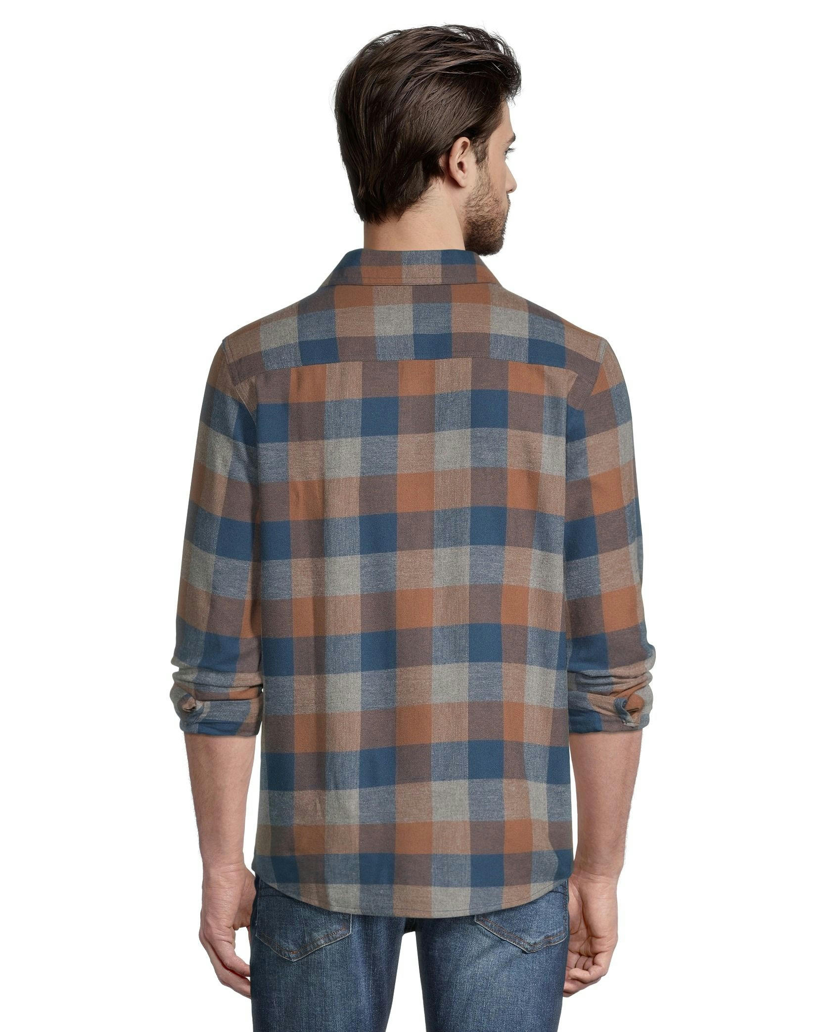 Boston Traders Men's Classic Plaid Flannel Shirt