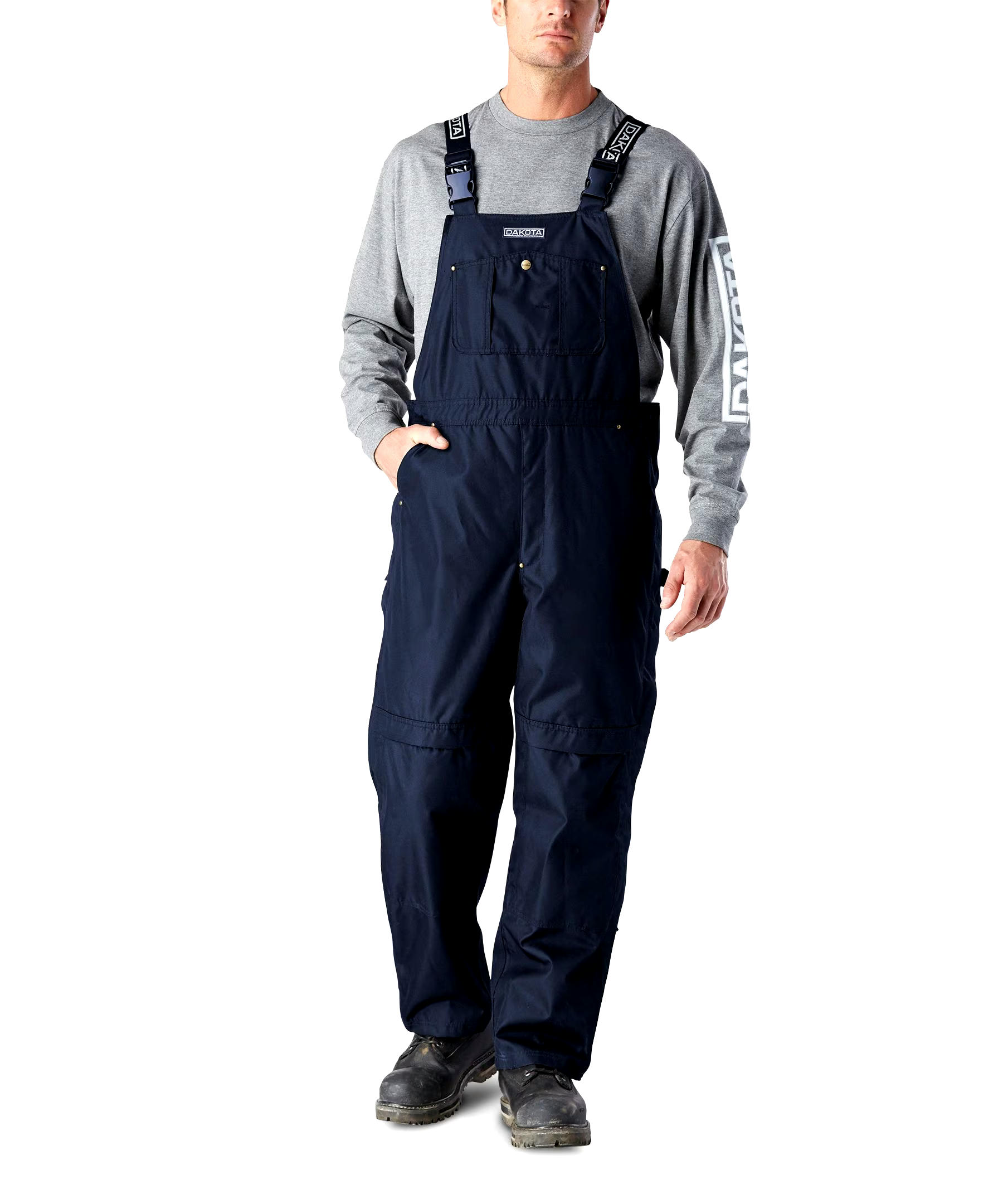 Dakota WorkPro Series Men's 600D Waterproof Hyper-Dri 3 T-Max Insulated Polyester Bib Overalls