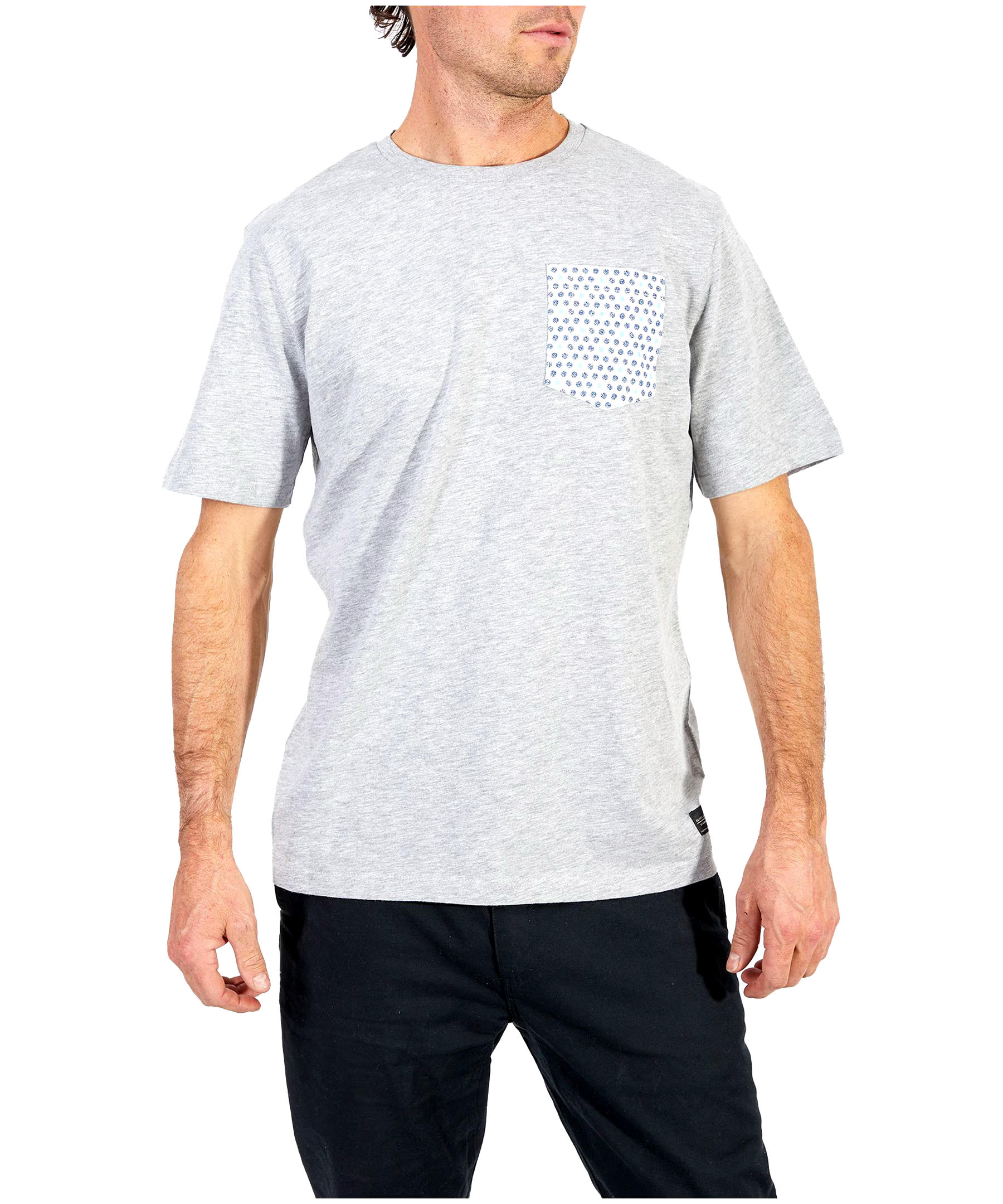 Men's Slub With Contrast Pocket T Shirt