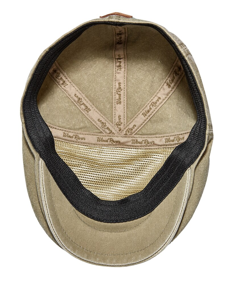 WindRiver Men's Pigment Dyed Cotton Twill Flat Cap