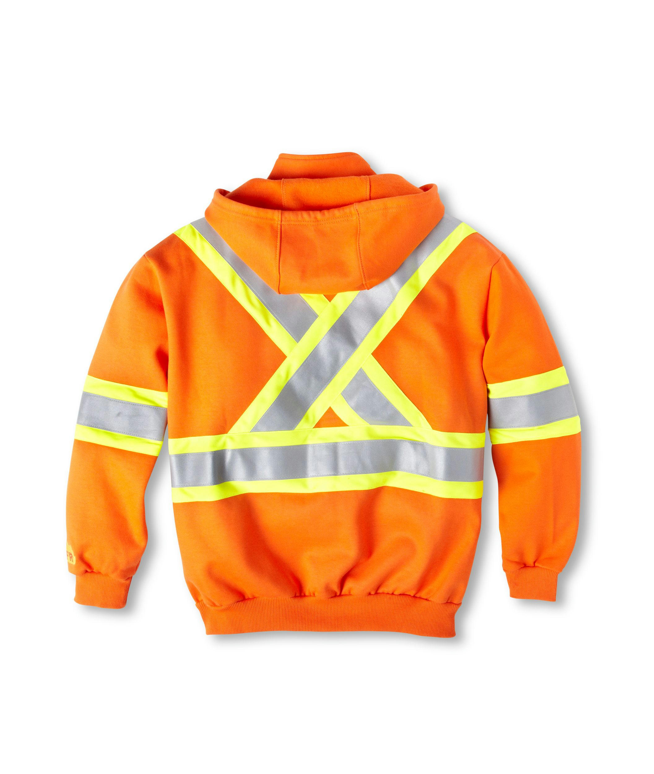 Pioneer Men's CSA Z462 & Z96 Flame Resistance Hi Vis Heavyweight Safety Hoodie - Orange