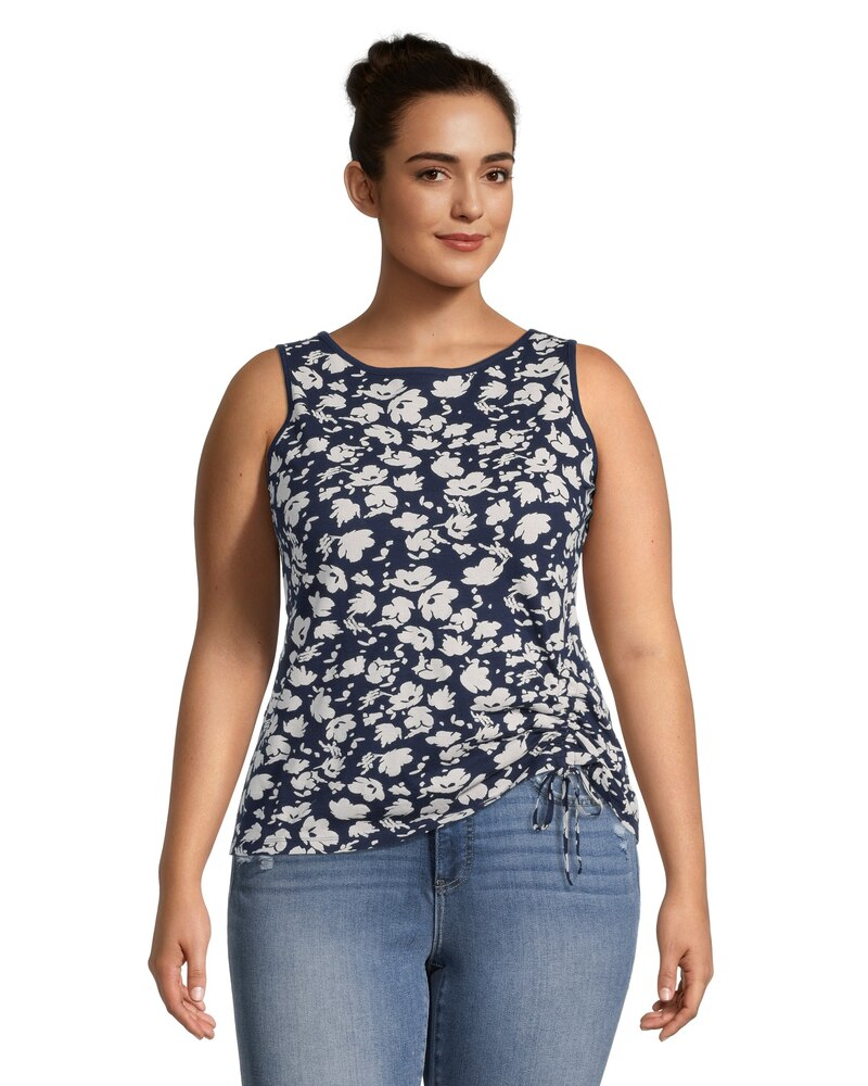 Women's Ruched Drawcord Tank