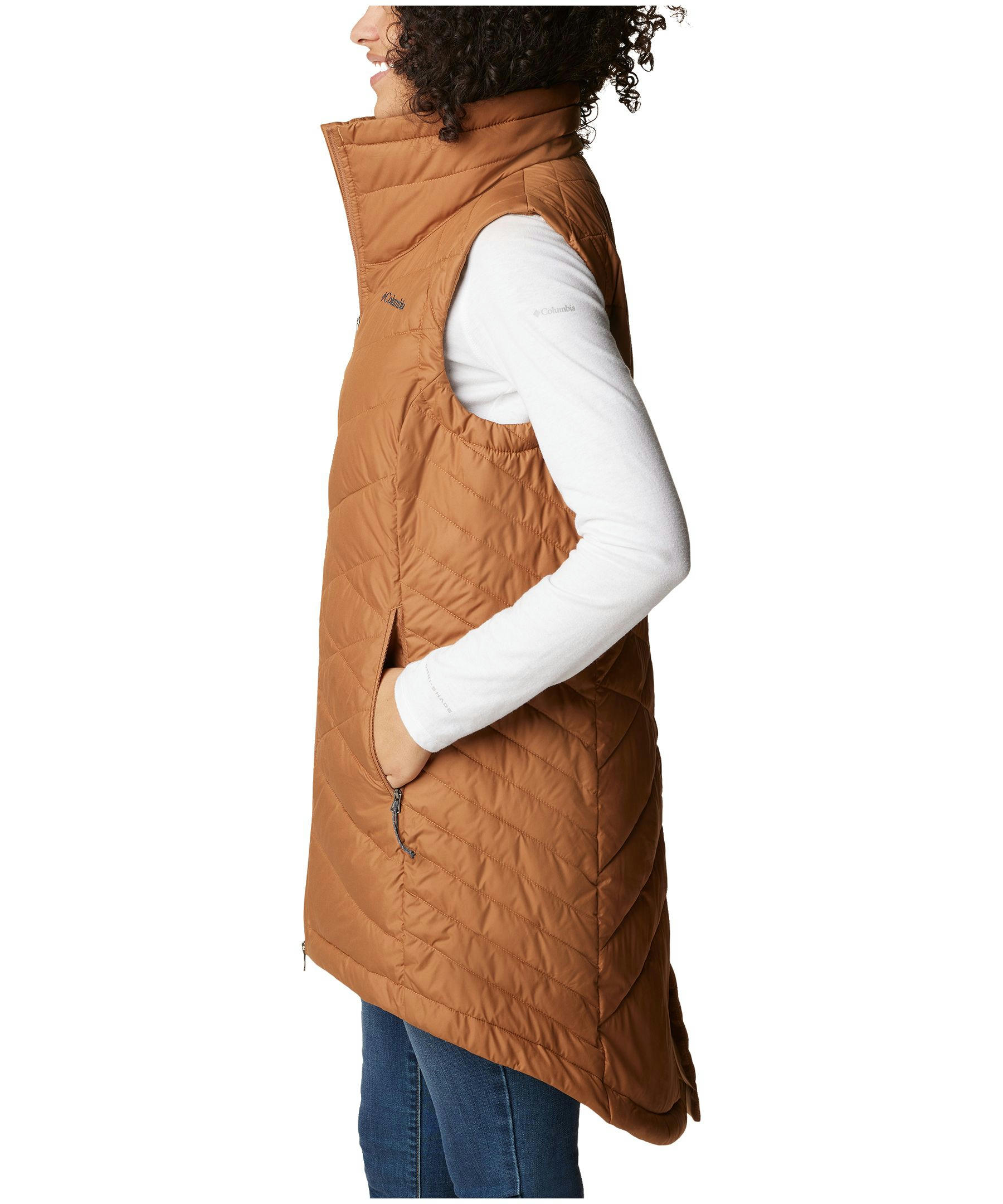 Columbia Women's Heavenly Vest, Insulated, Semi-Fitted, Winter, Long