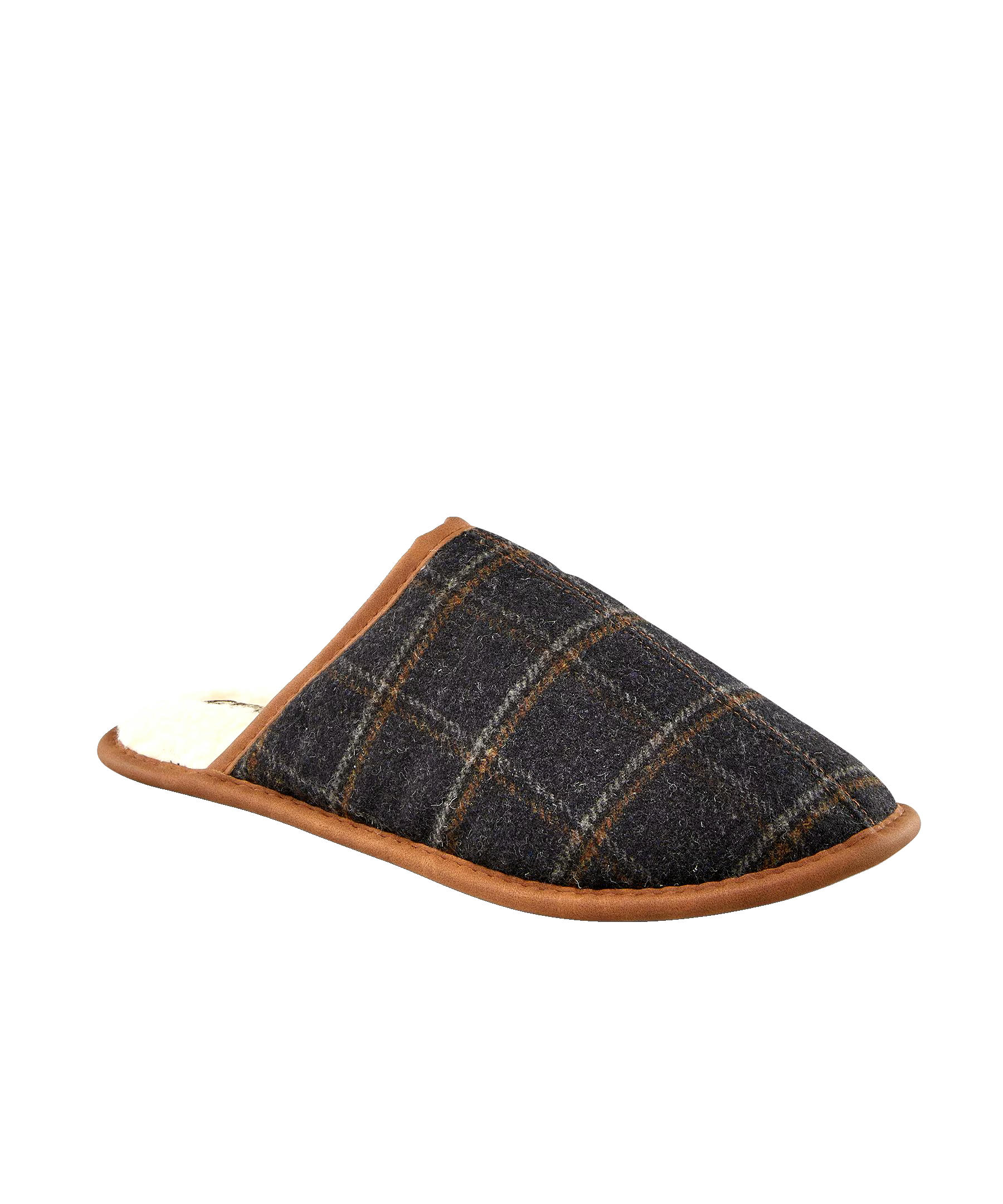 WindRiver Men's Plaid Scuff Slippers