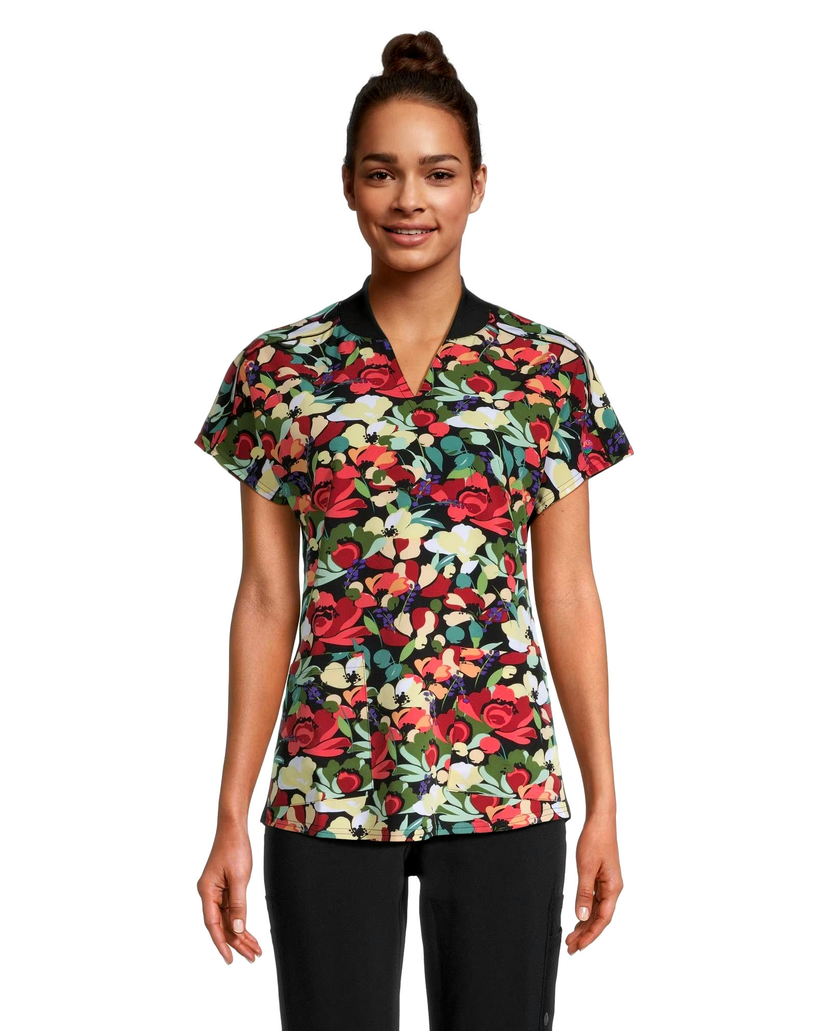 Scrubletics Women's 2-Pocket Scrub Top