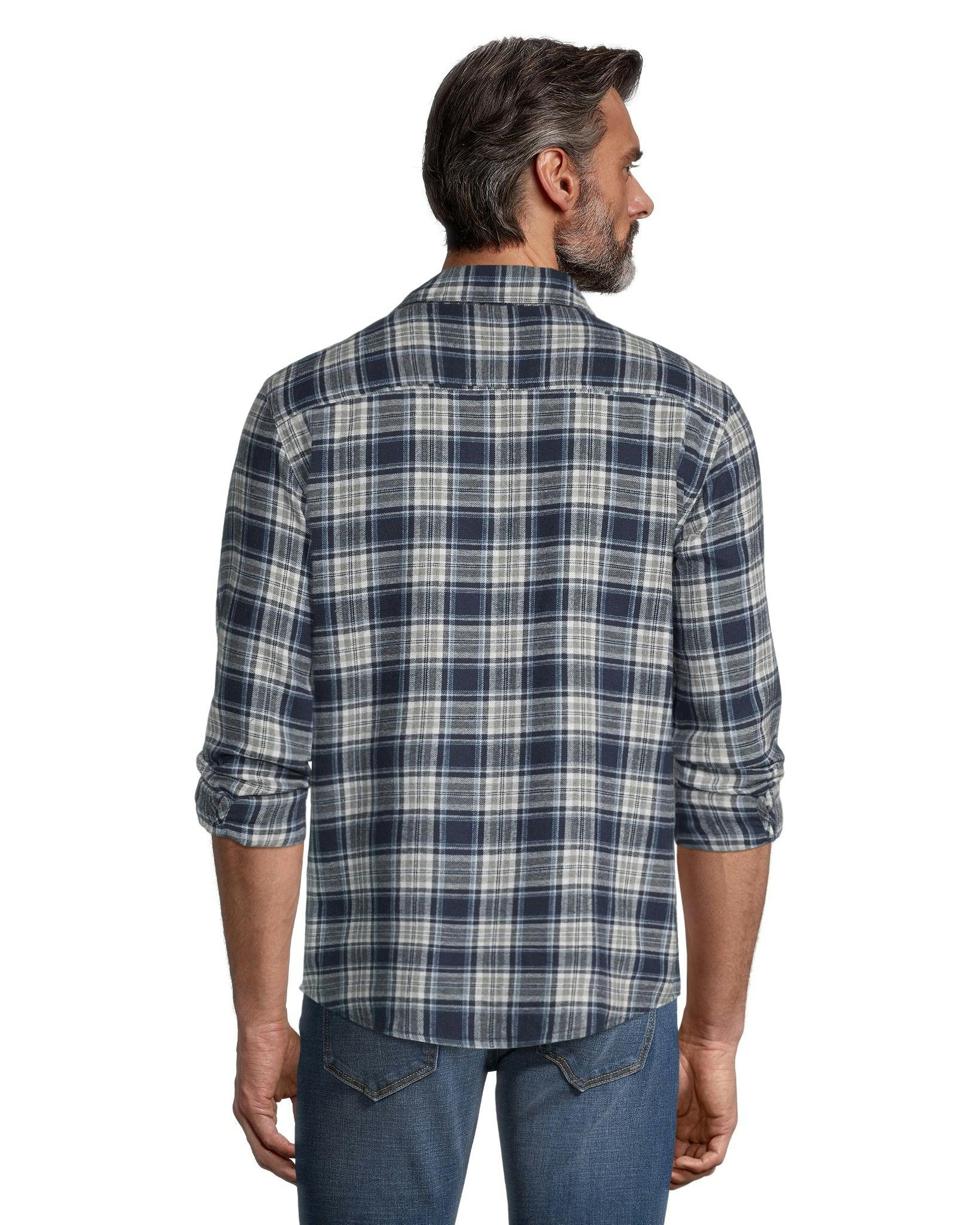 Boston Traders Men's Classic Plaid Flannel Shirt
