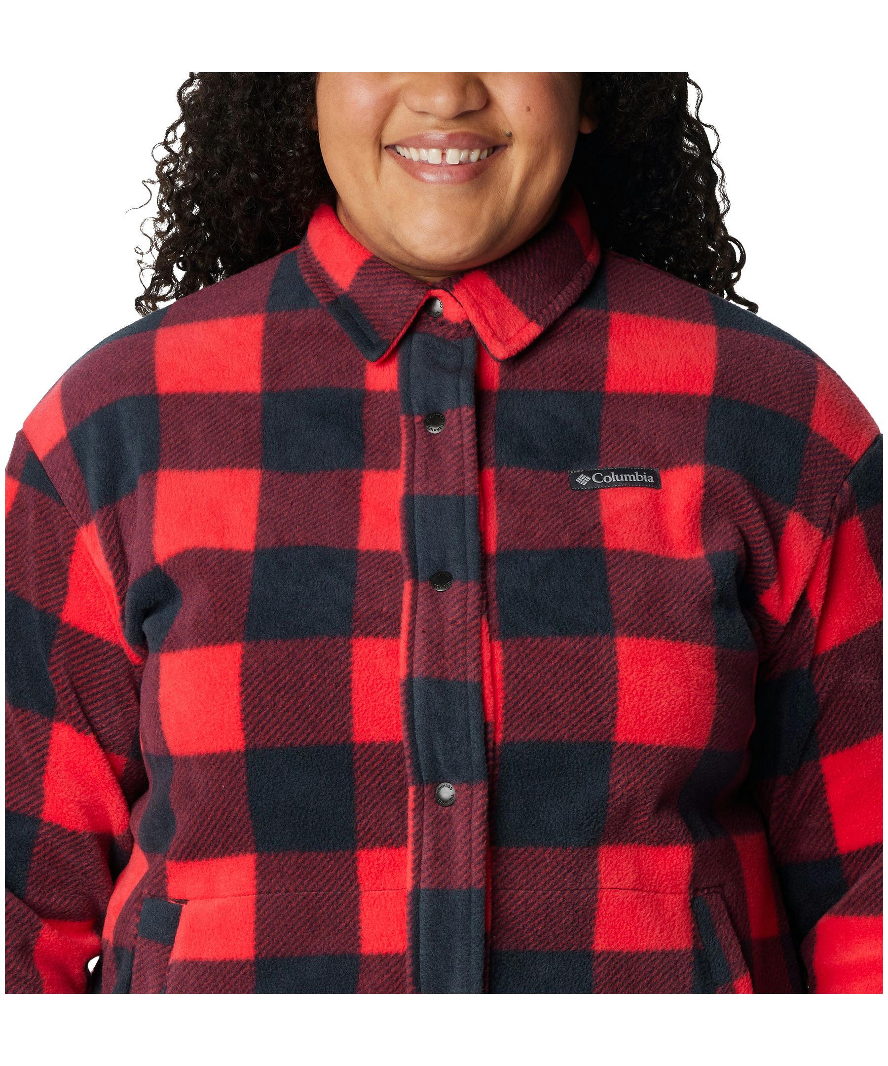 Columbia Women's Benton Springs Fleece Shacket - Plus Size