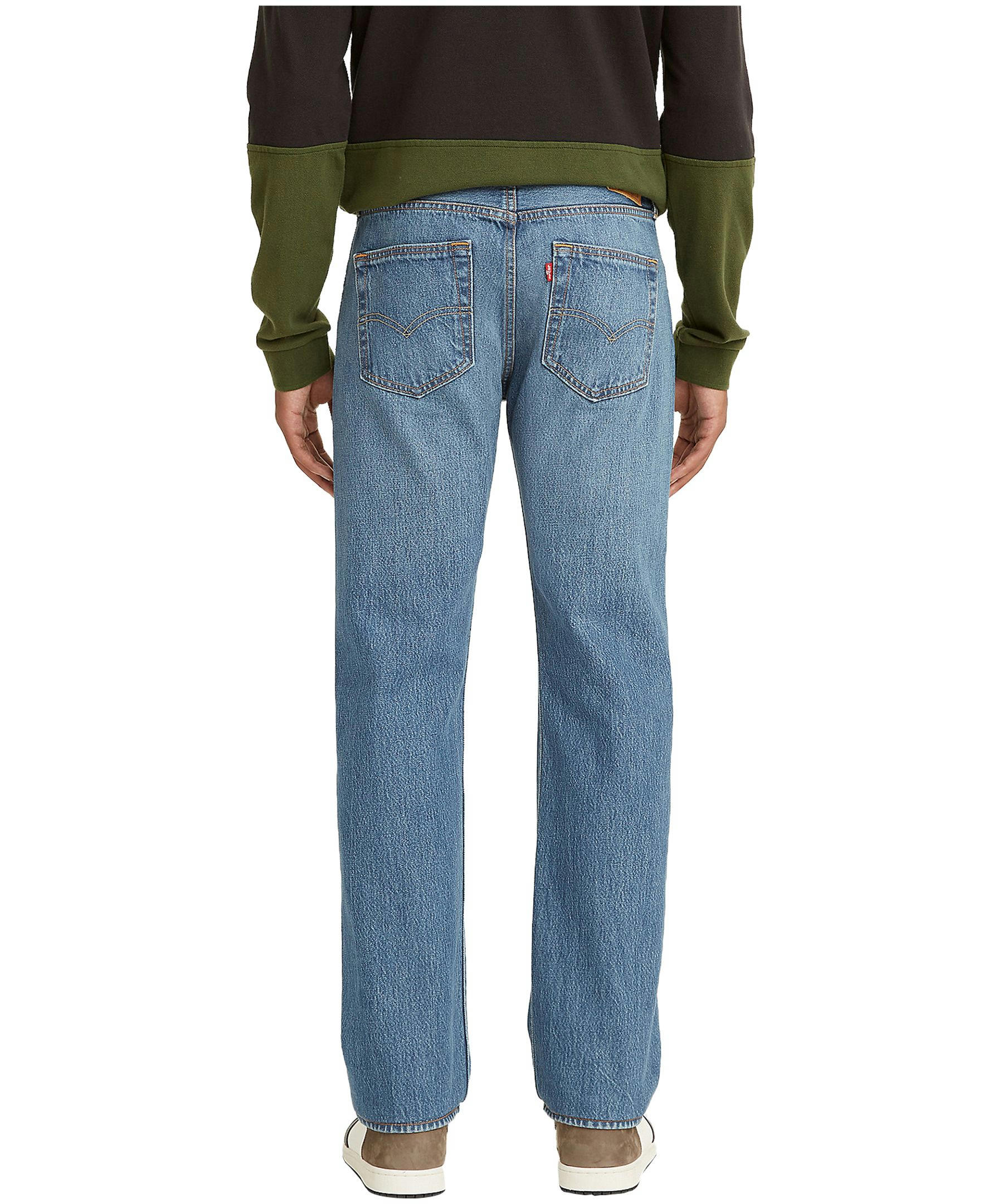 Levi's Men's 501 Original Mid Rise Straight Fit Jeans