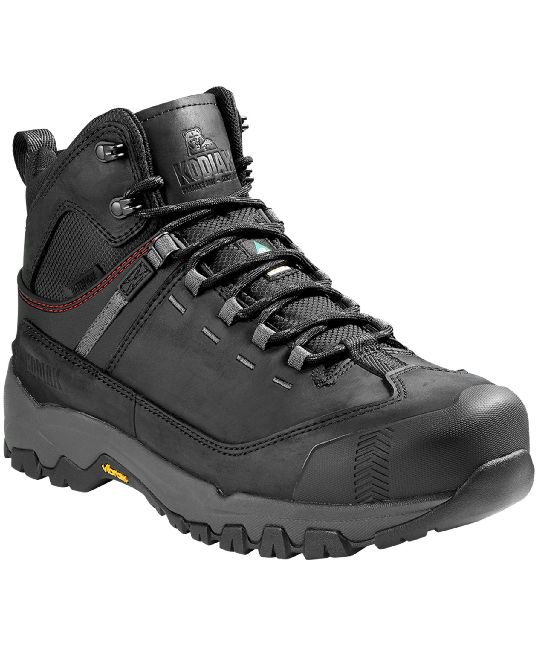 Kodiak Men's Questbound Mid Composite Toe Composite Plate Waterproof Safety Hiker