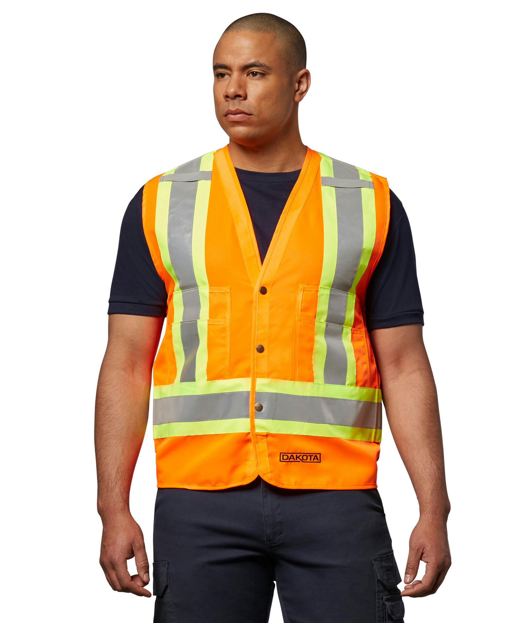 Dakota WorkPro Series Men's Class 2 Hi-Vis Vest
