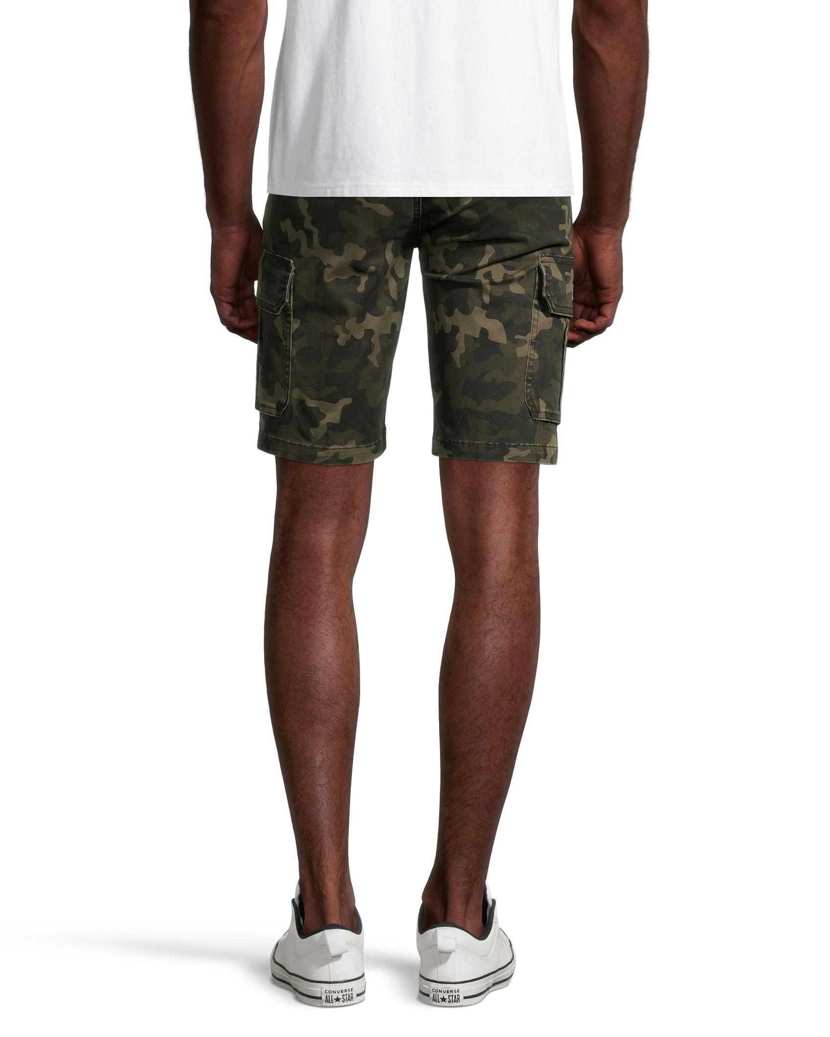 Men's Mid Rise Stretch Cargo Shorts