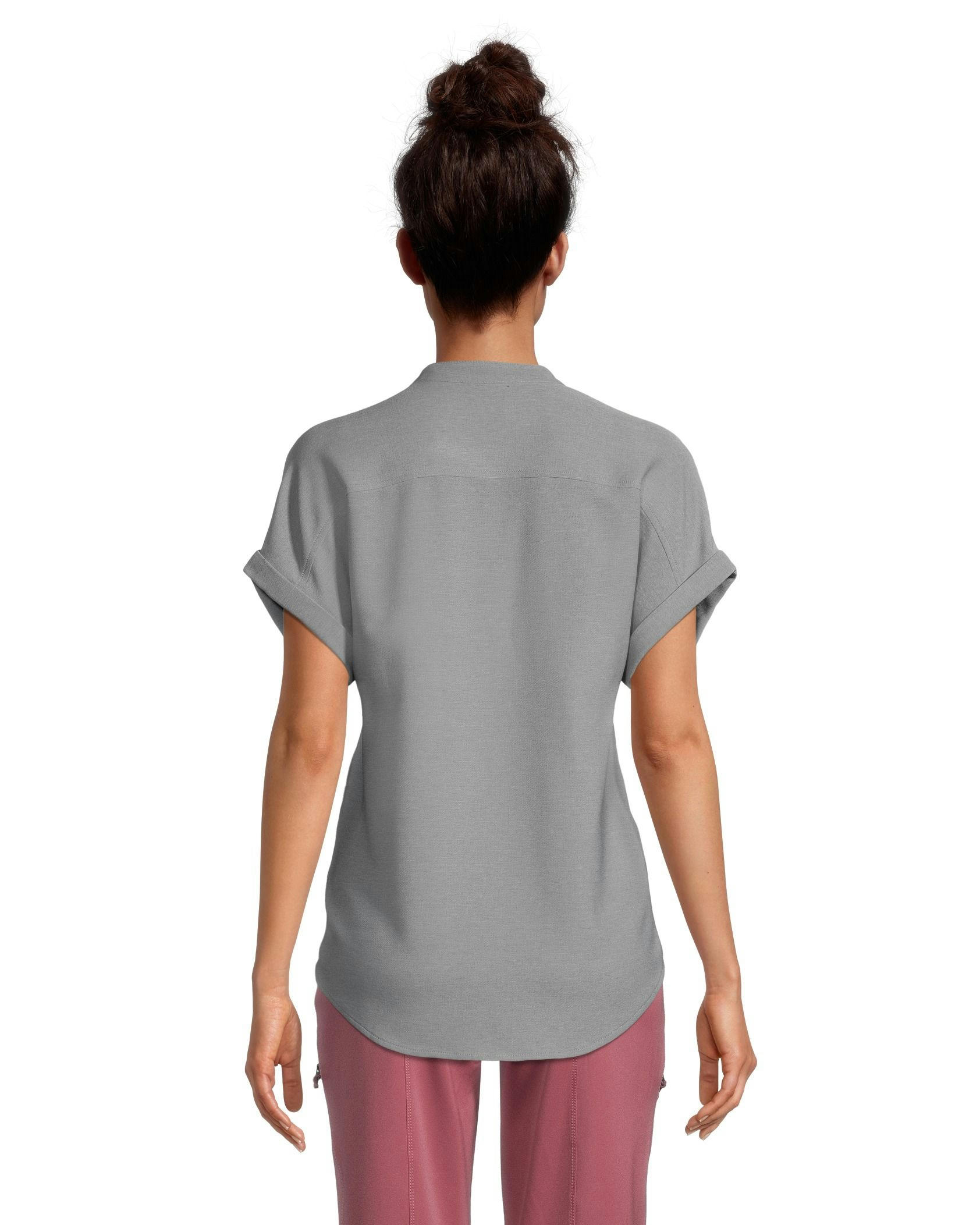 HEALTH PRO Women's Y-Neck Collar Scrub Top