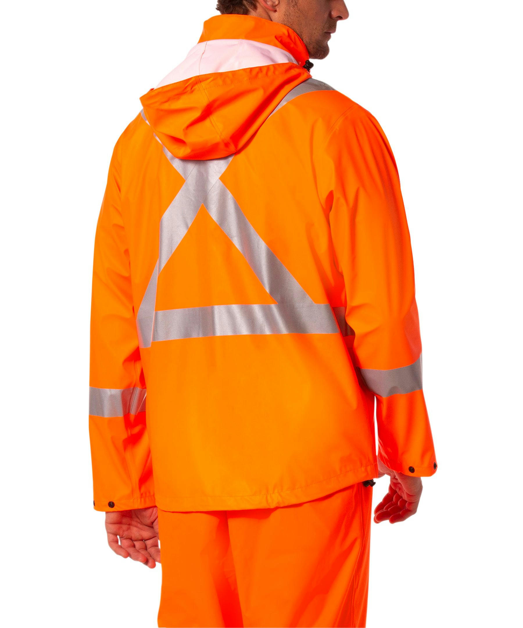 Helly Hansen Workwear Men's ALTA Hi Vis Rain Jacket