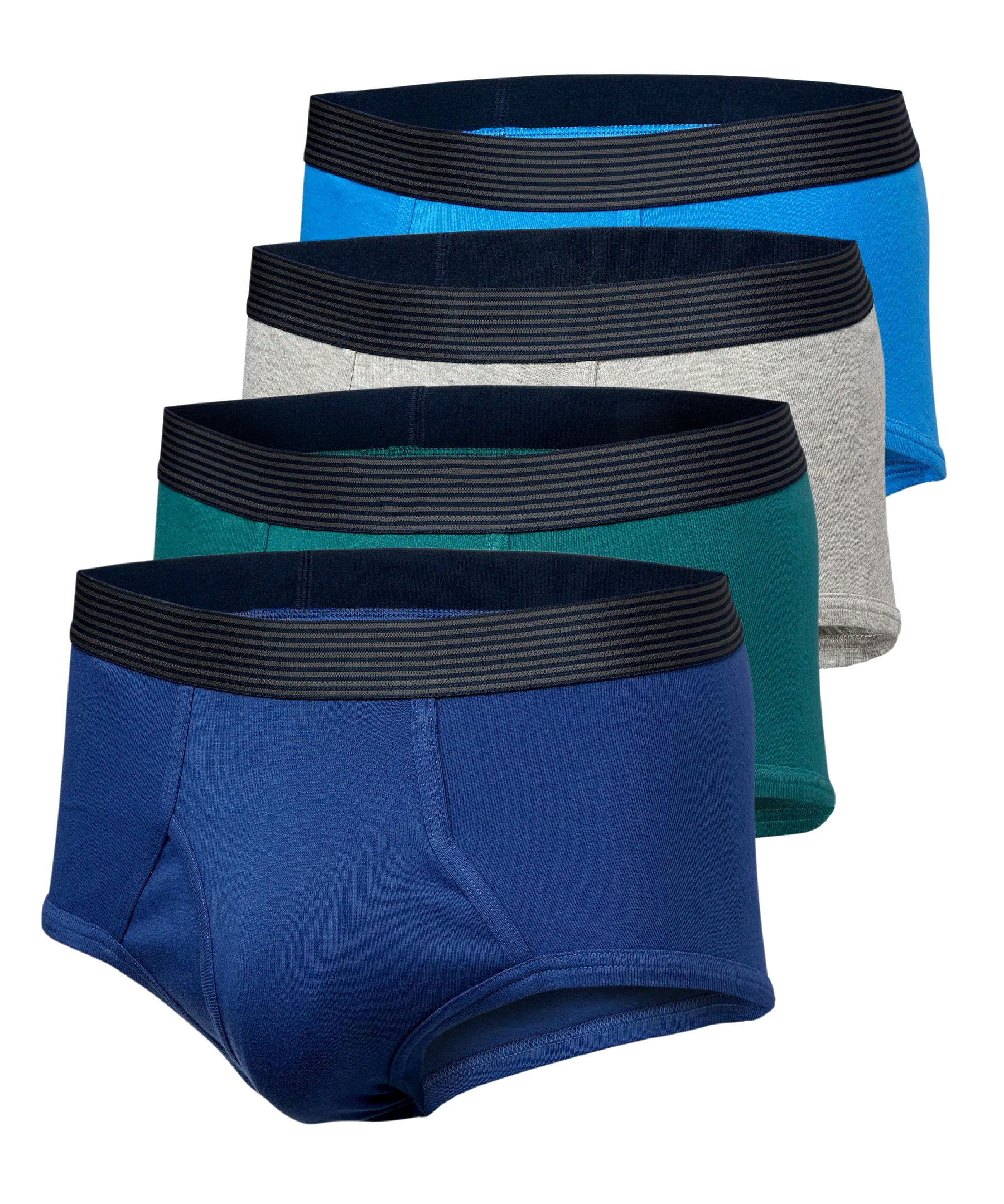 Denver Hayes Men's 4 Pack Classic Briefs Underwear
