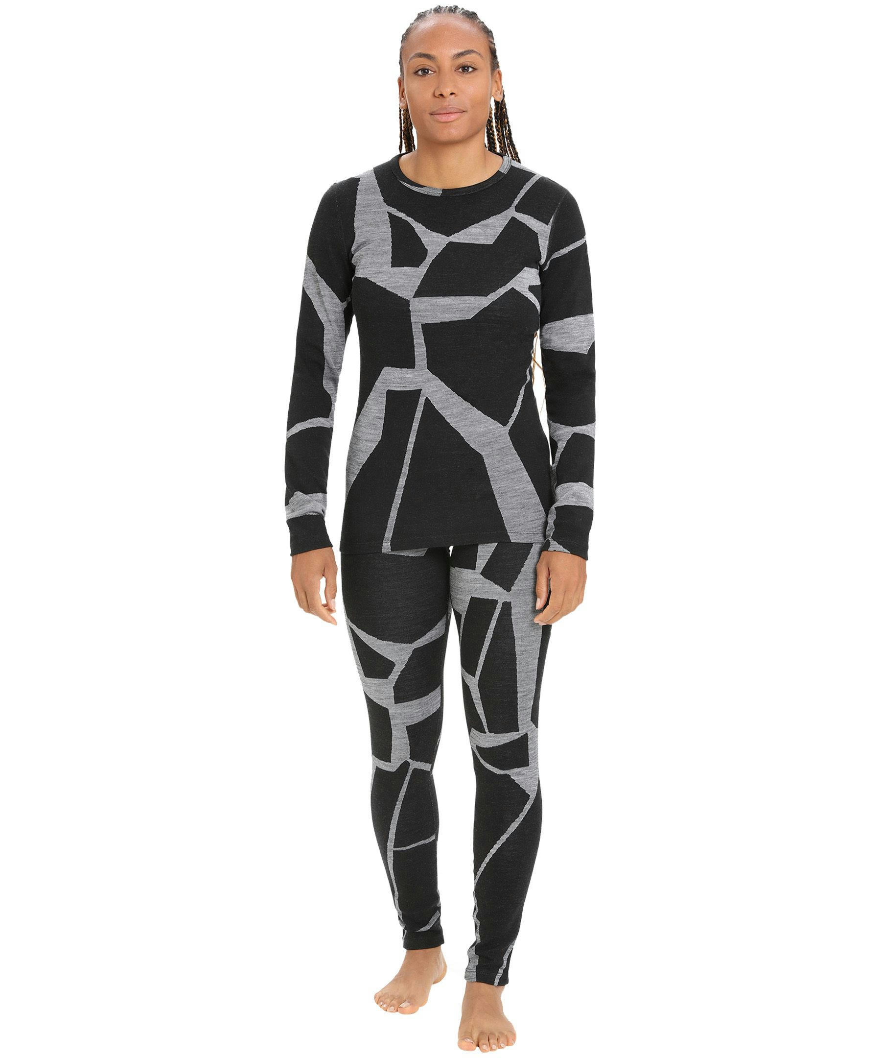 Icebreaker Women's 250 Vertex Base Layer Leggings - Fractured LandscapesONLINE ONLY