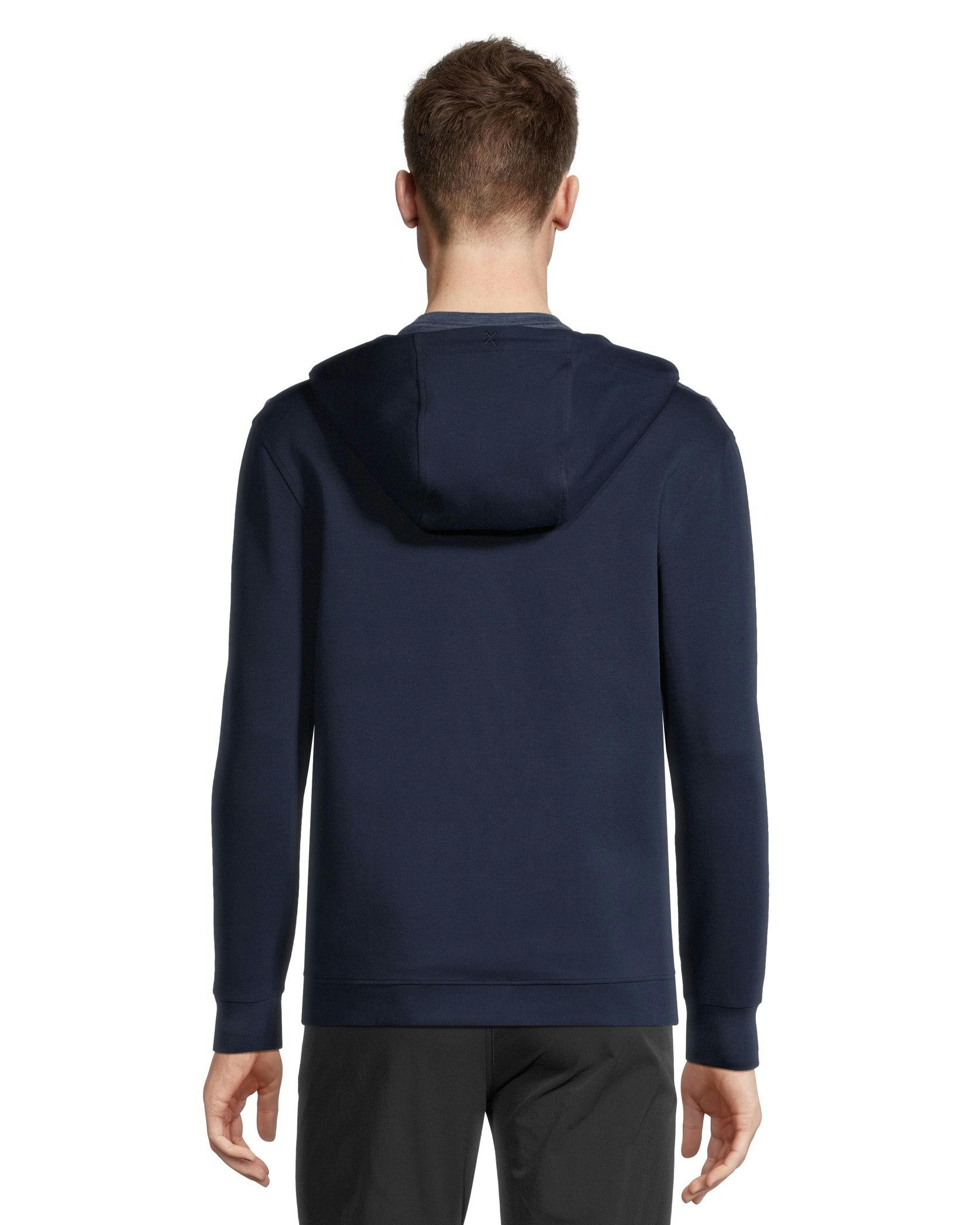 Matrix Men's Double-Knit Stretch Fabric Full Zip Hoodie