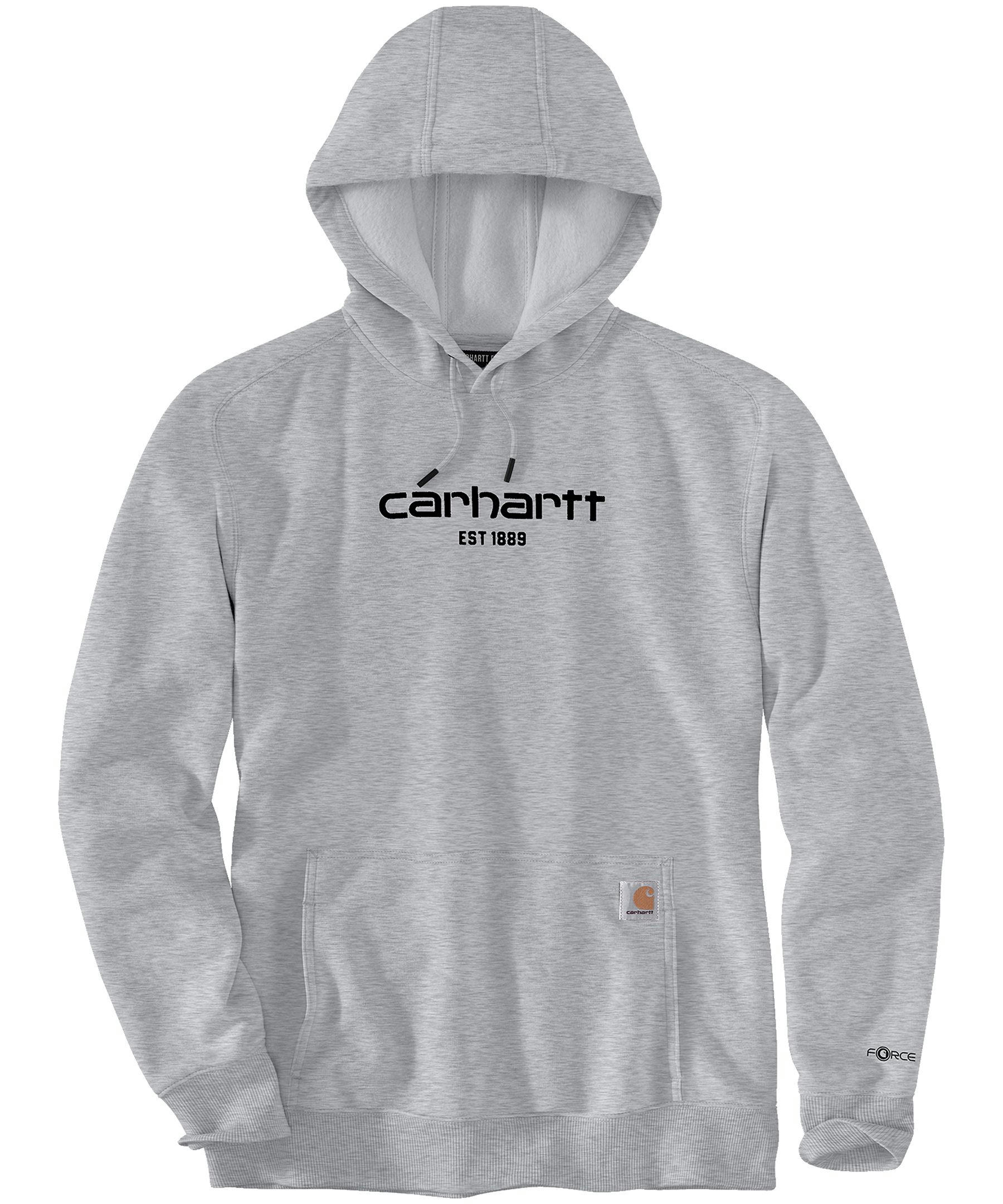 Carhartt Men's Lightweight FastDry Graphic Logo Hooded Work Sweatshirt