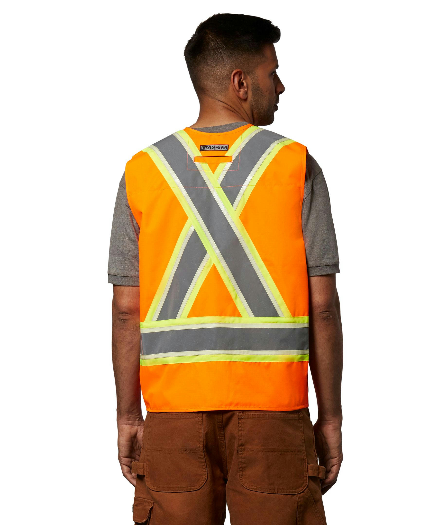 Dakota WorkPro Series Men's VizLite DT Class 2 300D Surveyor's Vest
