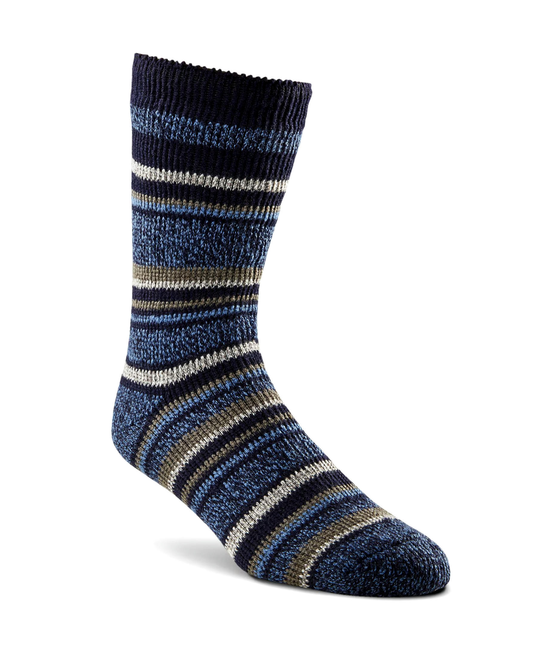 WindRiver Men's T-Max Heat Striped Thermal Boot Socks
